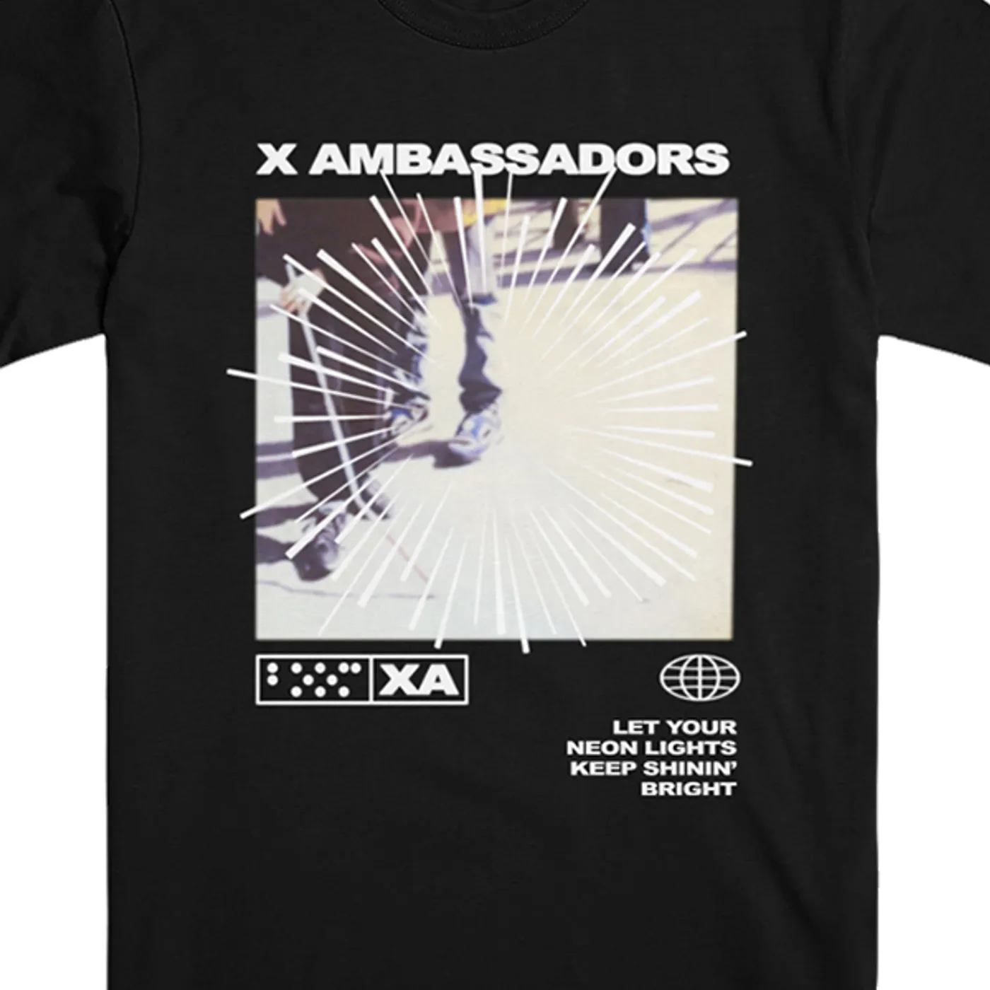 X Ambassadors Keep Shinin Bright Tee (Black)