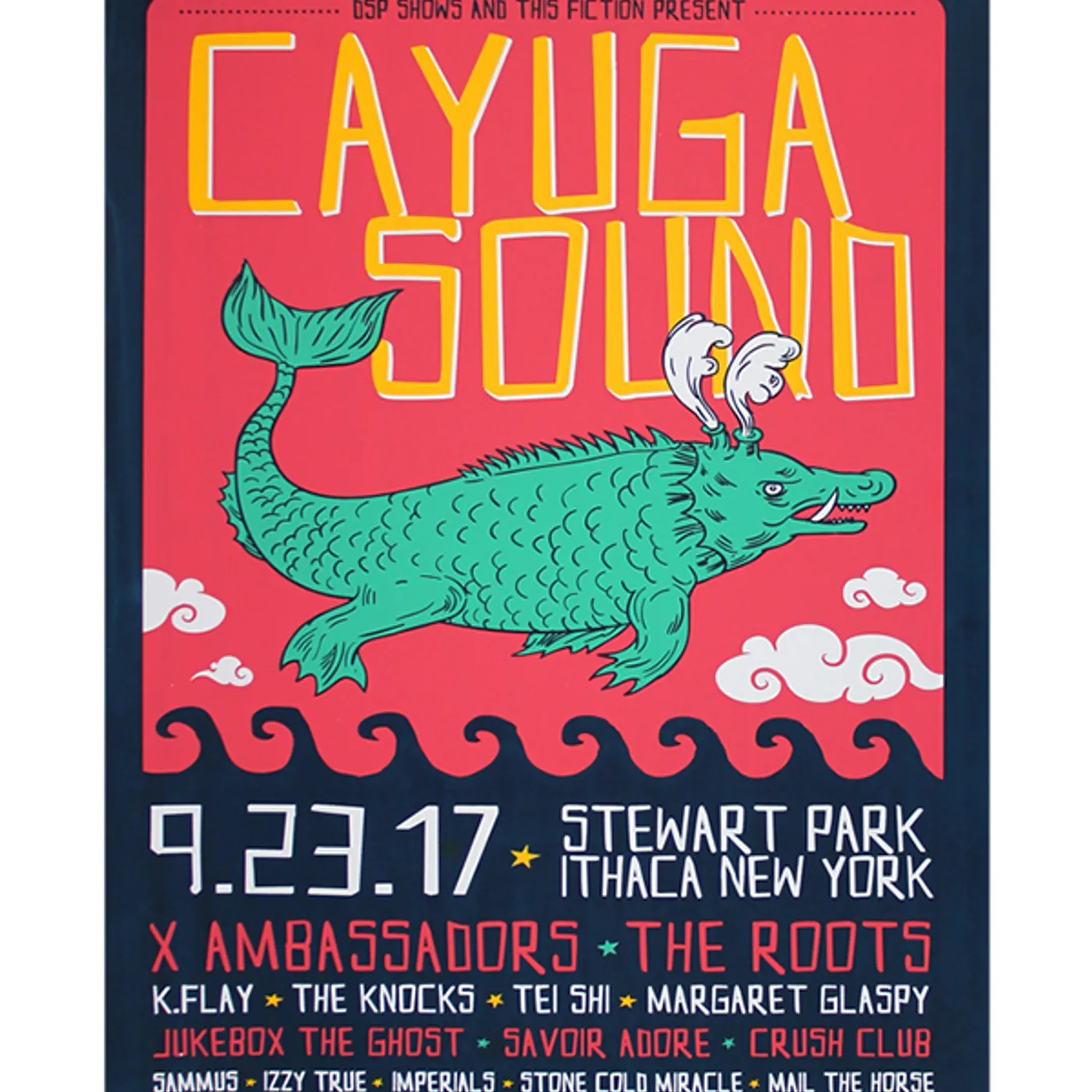 X Ambassadors Cayuga Sound Poster