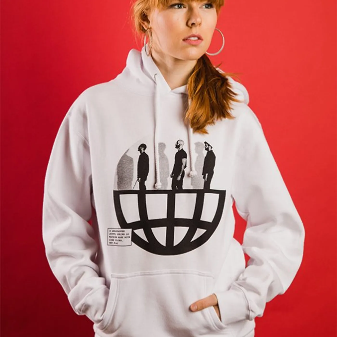 X Ambassadors Globe Hoodie (White)