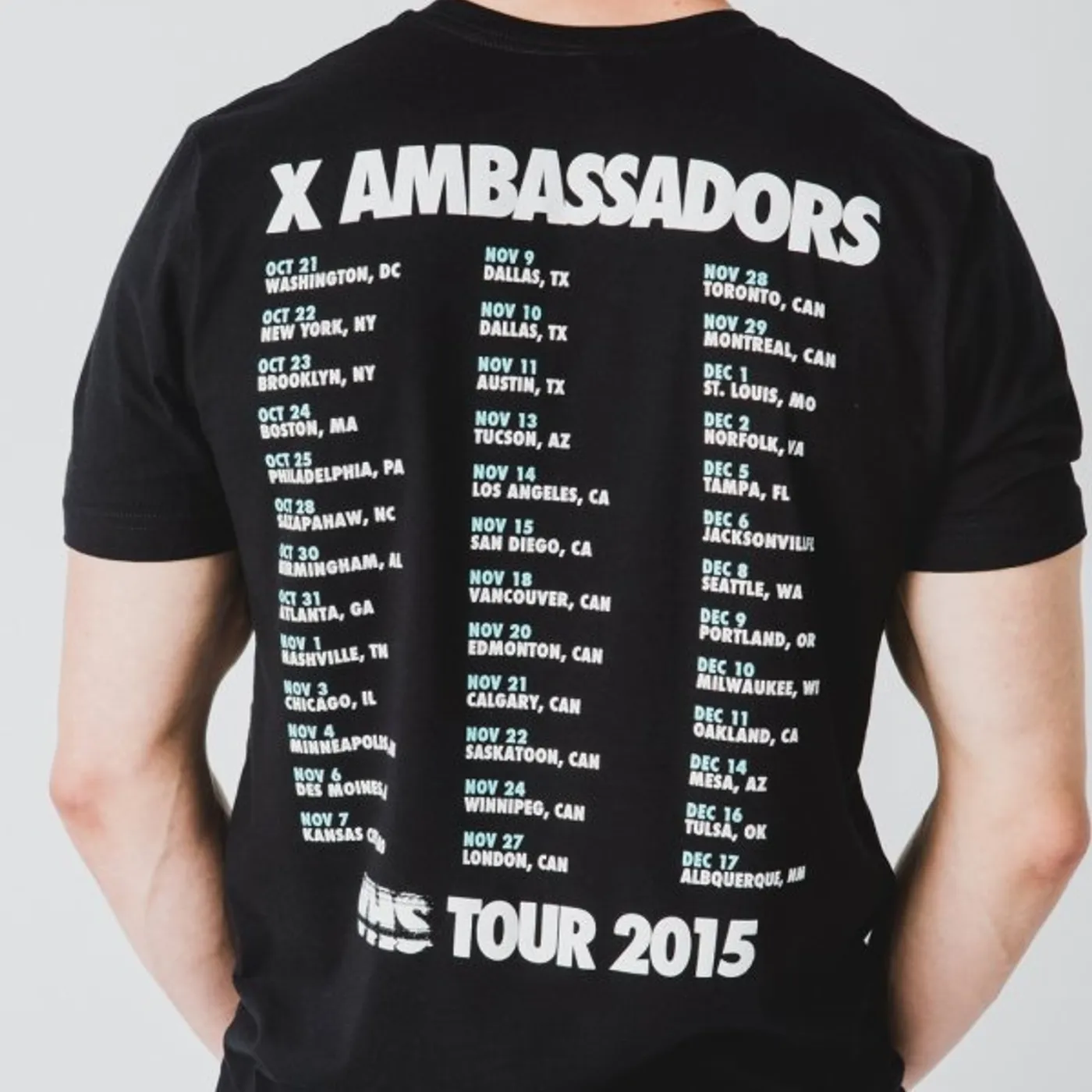 X Ambassadors VHS Tour Tee (Black)
