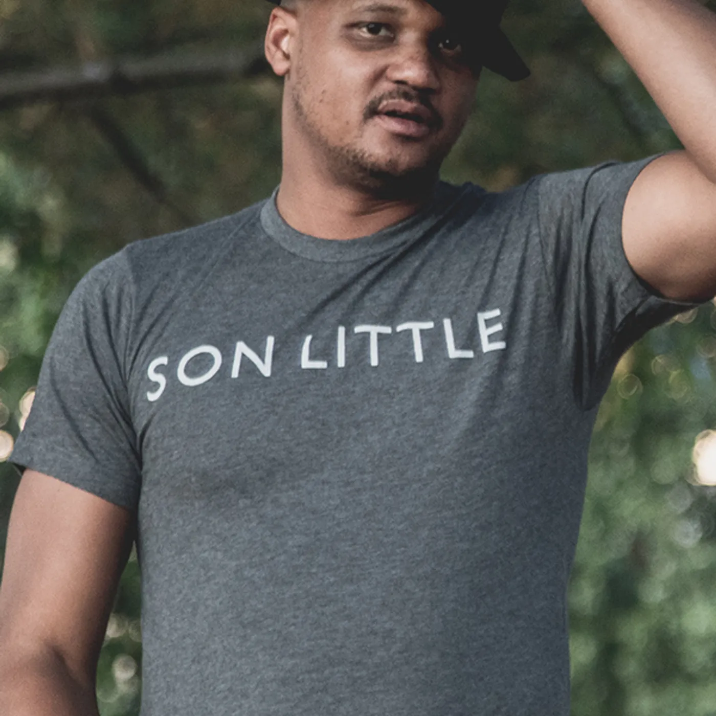 Son Little Text Tee (Heather Charcoal)