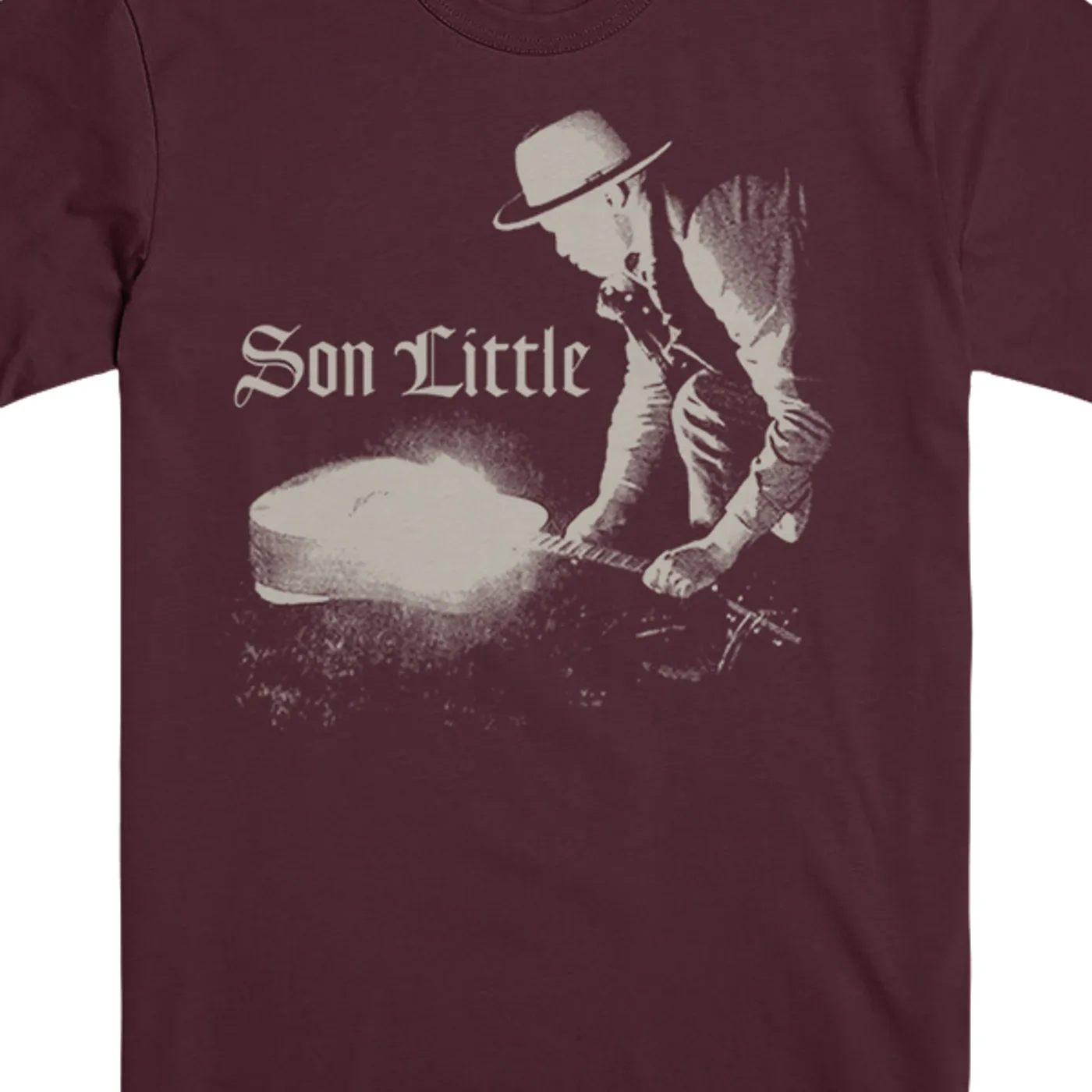 Son Little Silhouette Tee (Maroon)