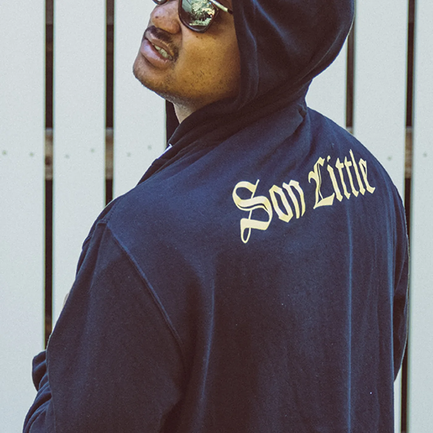 Son Little Old English Zip Hoodie (Black)