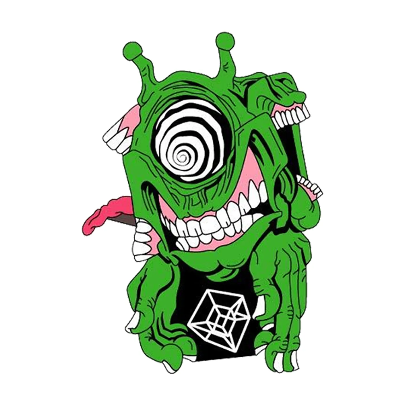 Subtronics x Aaron Brooks Green Cyclops Enamel Pin