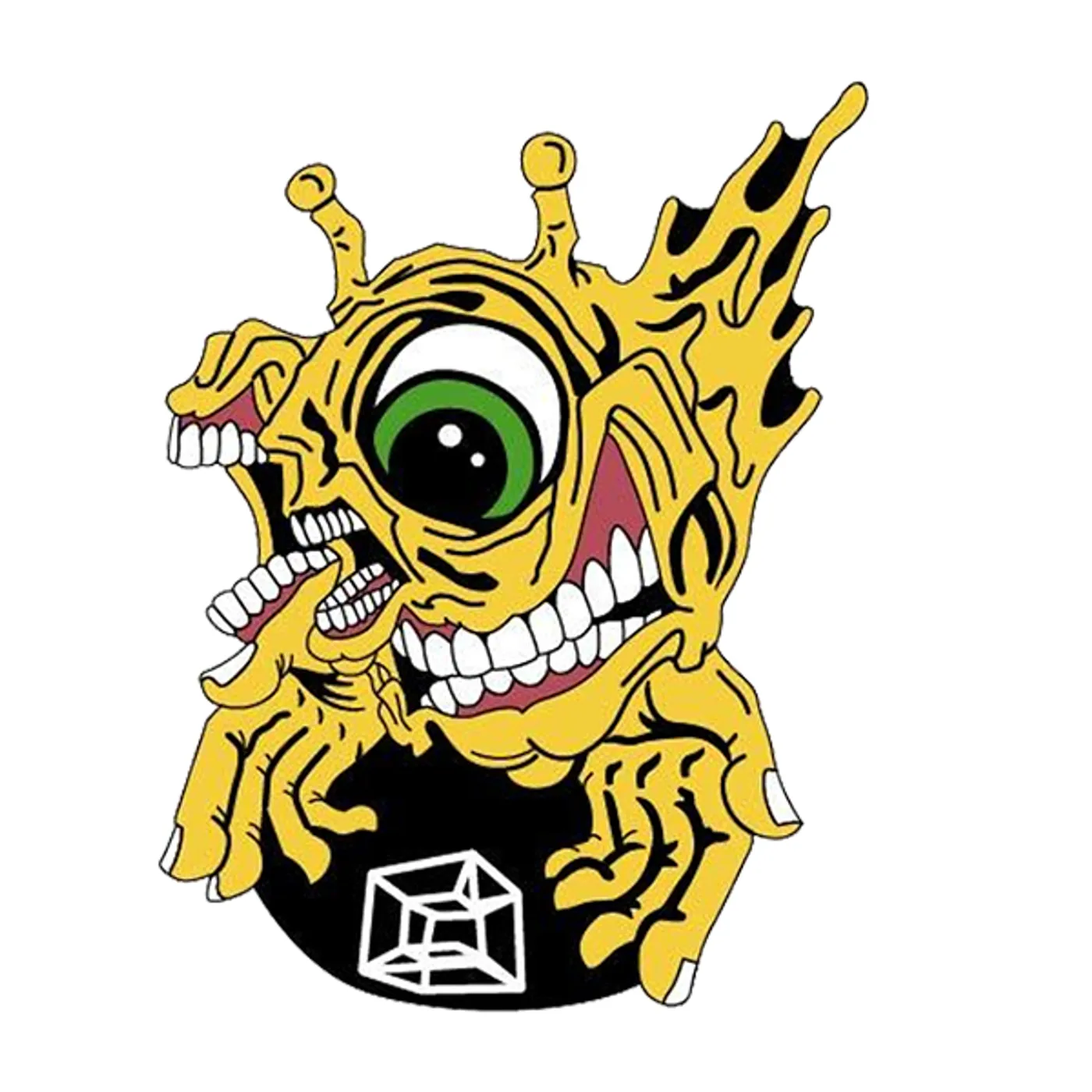 Subtronics x Aaron Brooks Yellow Cyclops Enamel Pin