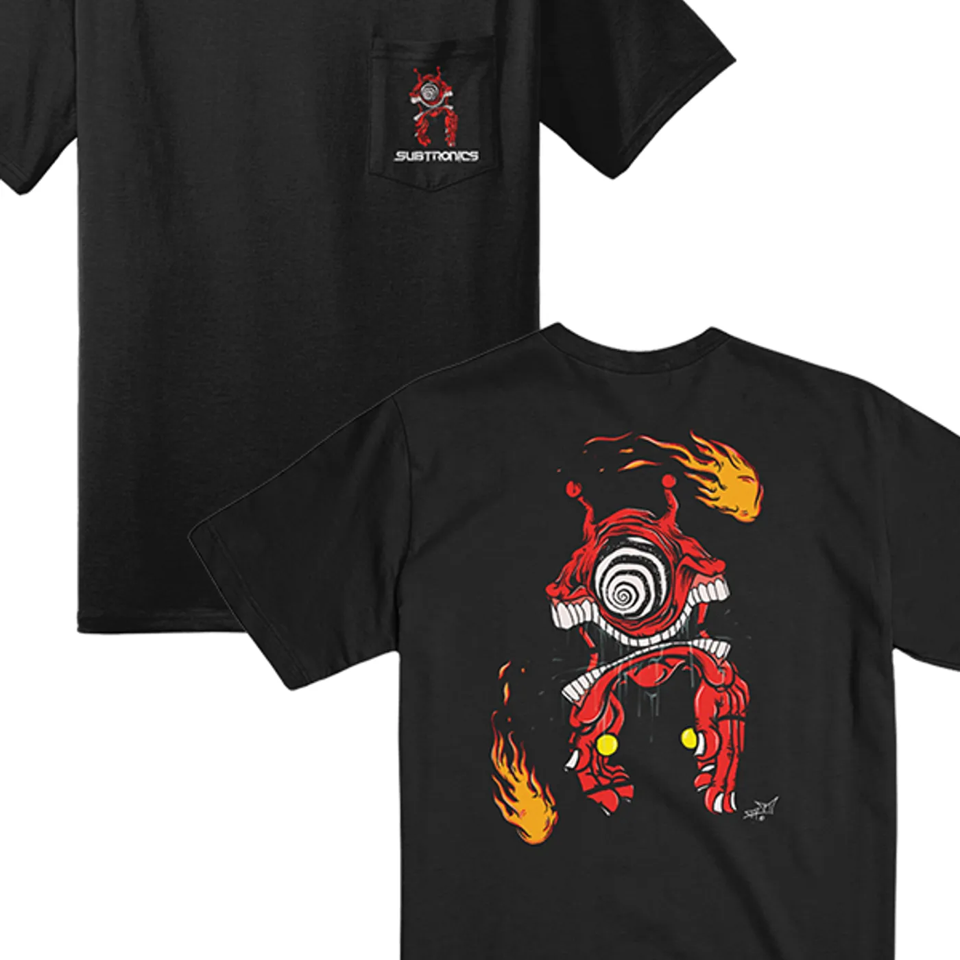 Subtronics x Aaron Brooks Pocket Tee