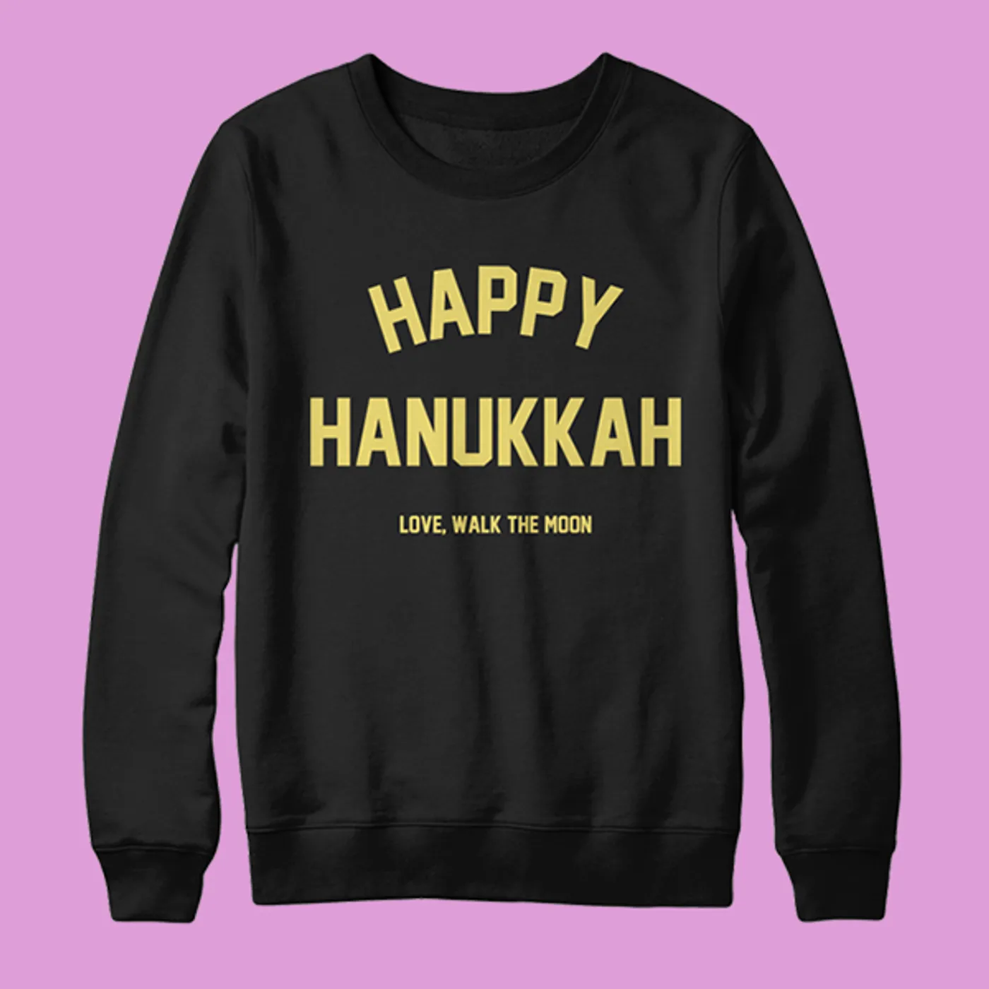 WALK THE MOON Happy Hanukkah Crewneck