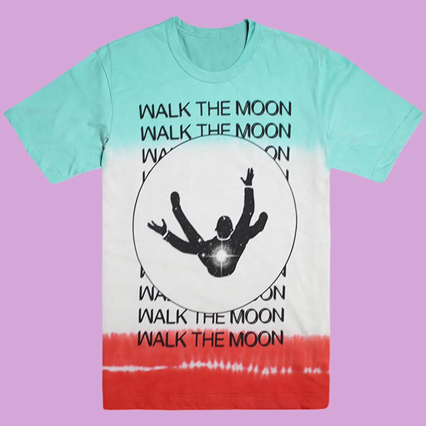 WALK THE MOON Timebomb Dip Dye Tee