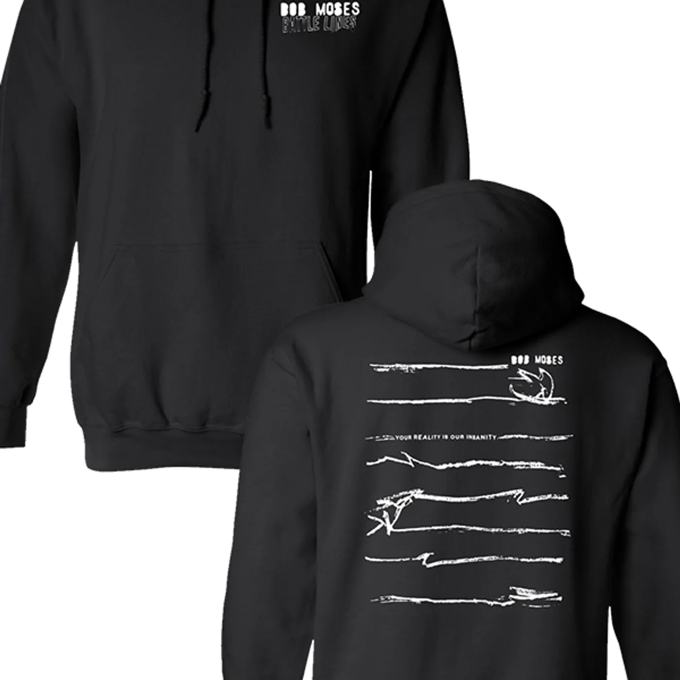 Bob Moses Your Reality is Our Insanity Hoodie (Black)