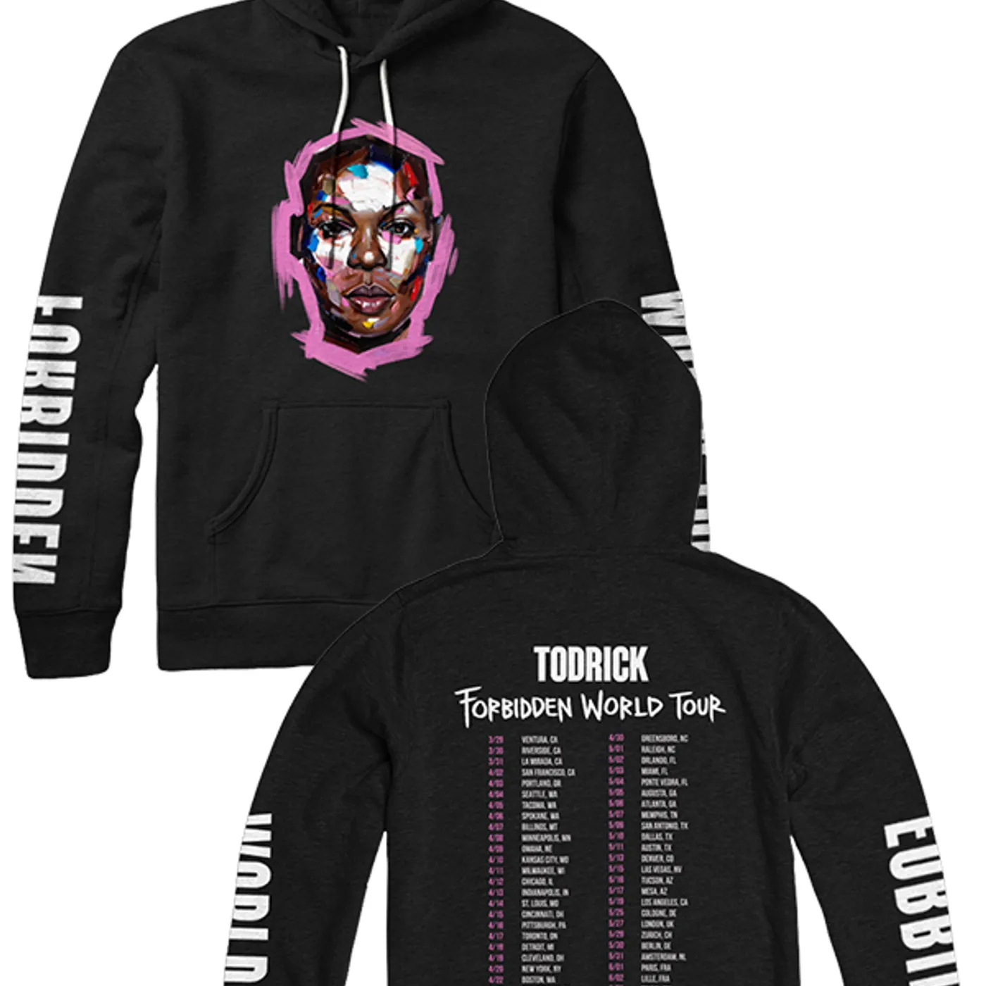 Todrick Hall Face Hoodie