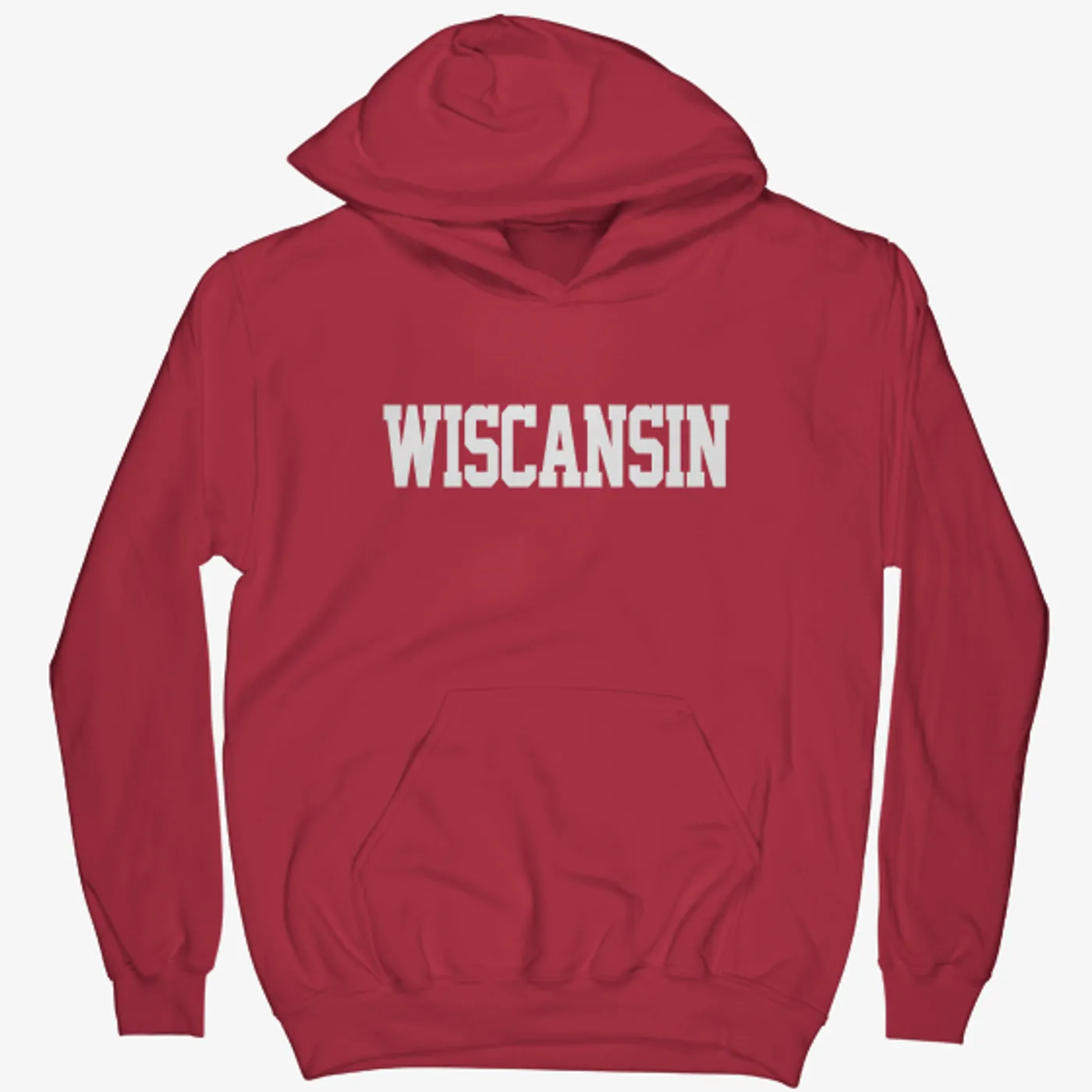 T-Pain Simple Wiscansin Hoodie - Red - Hoodie