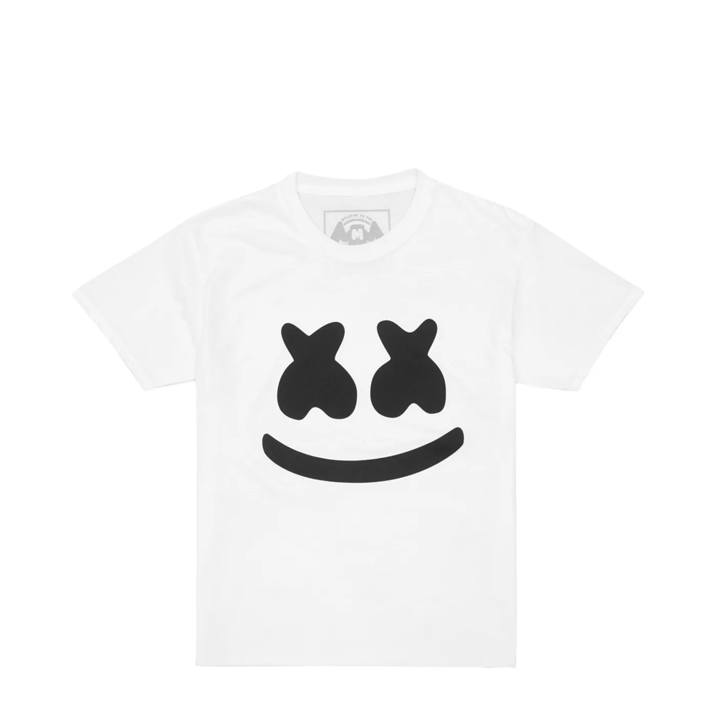 Marshmello Smile T-Shirt (Youth) — White