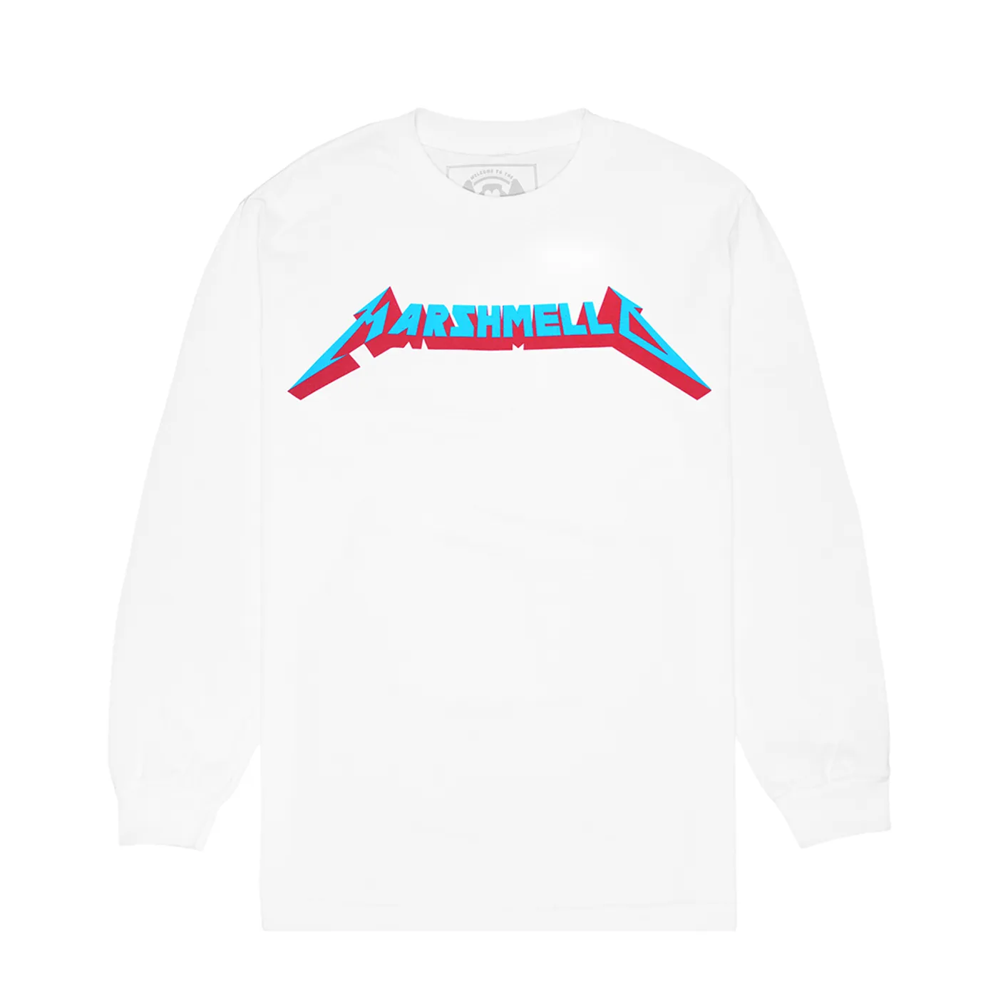 Marshmello Heavy Metal Mello L/S Shirt — White