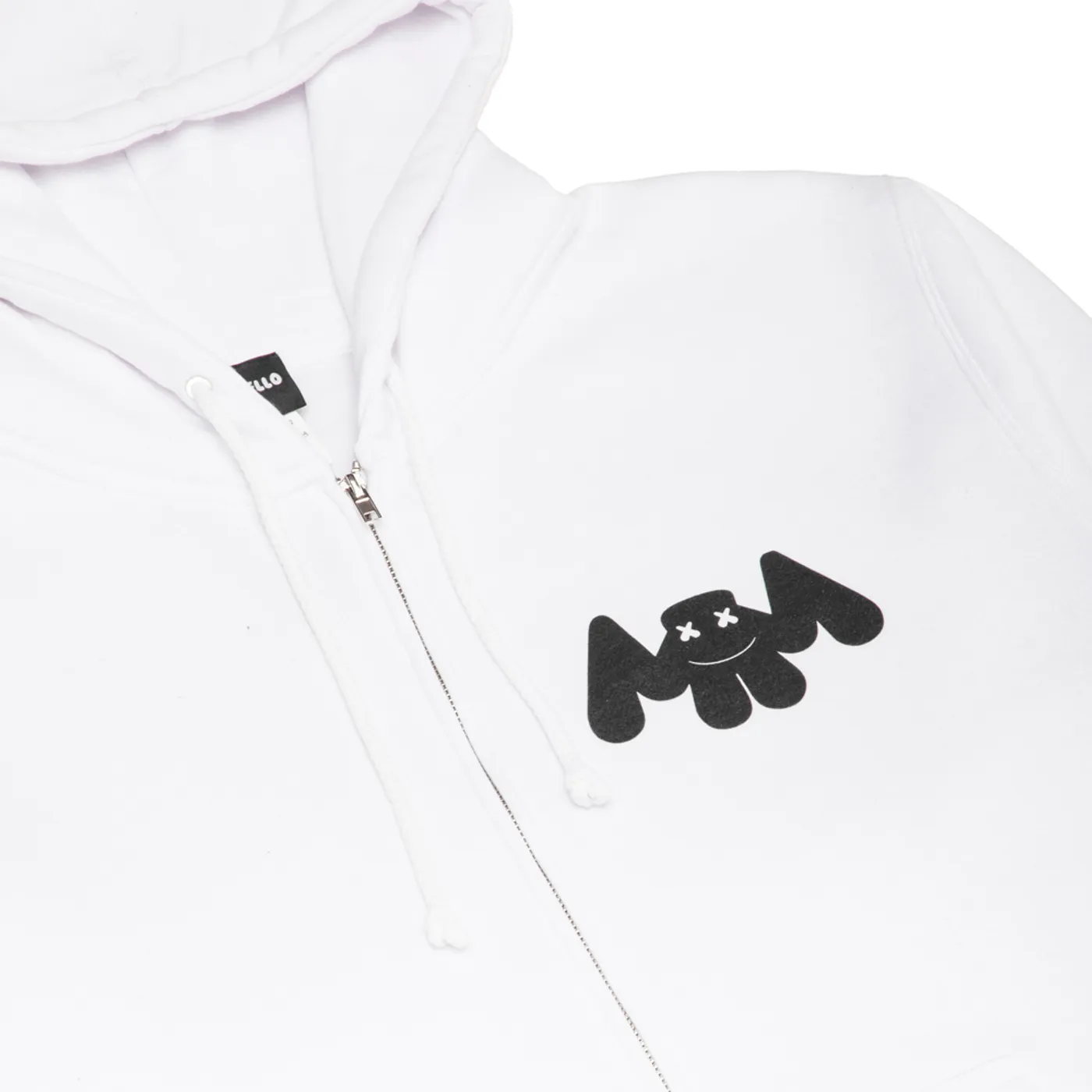 Marshmello MELLOGANG 30 Zip-Up Hoodie — White