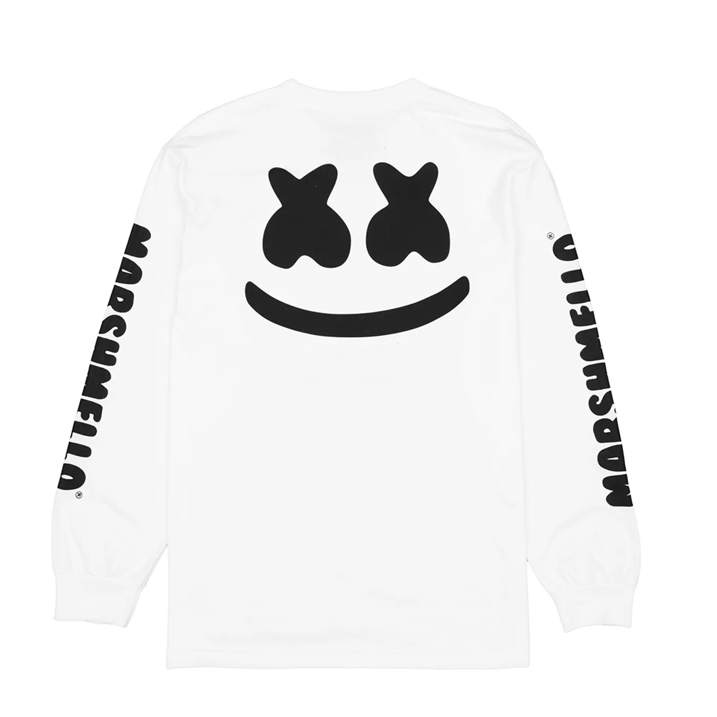 Marshmello Smile Bar L/S Shirt — White