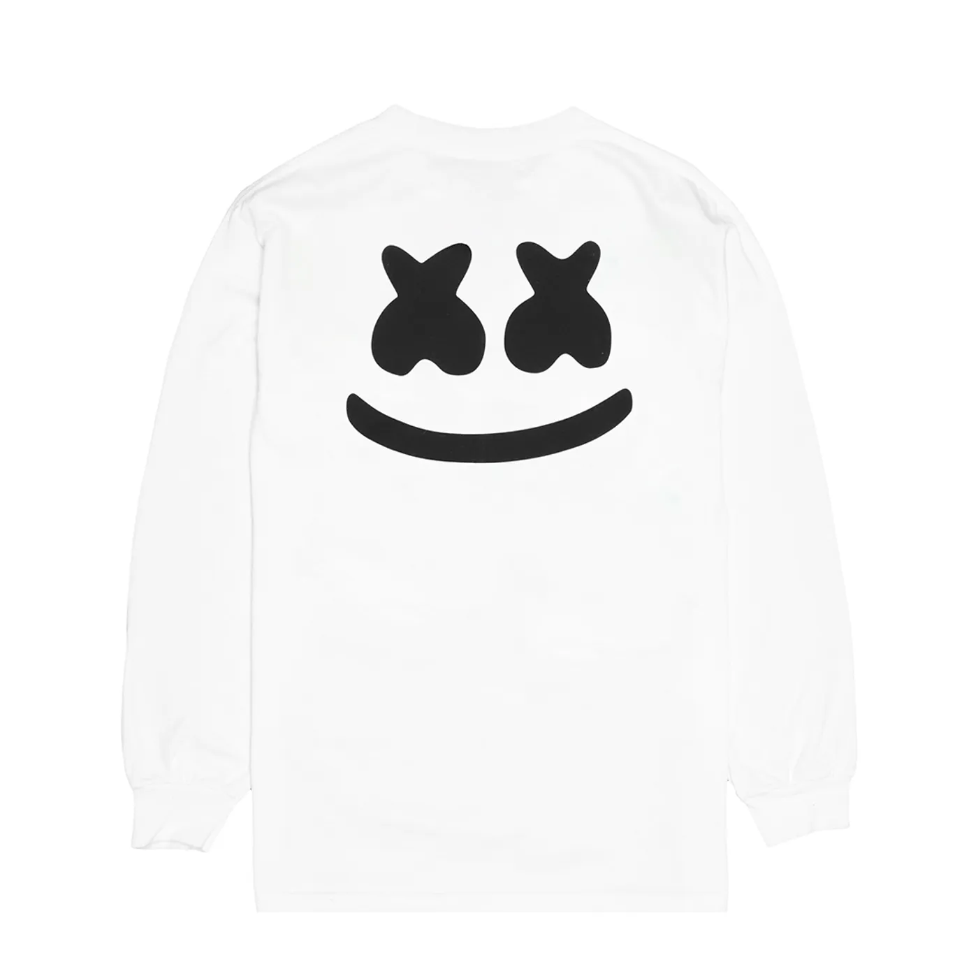 Marshmello Smile Crest L/S Shirt — White