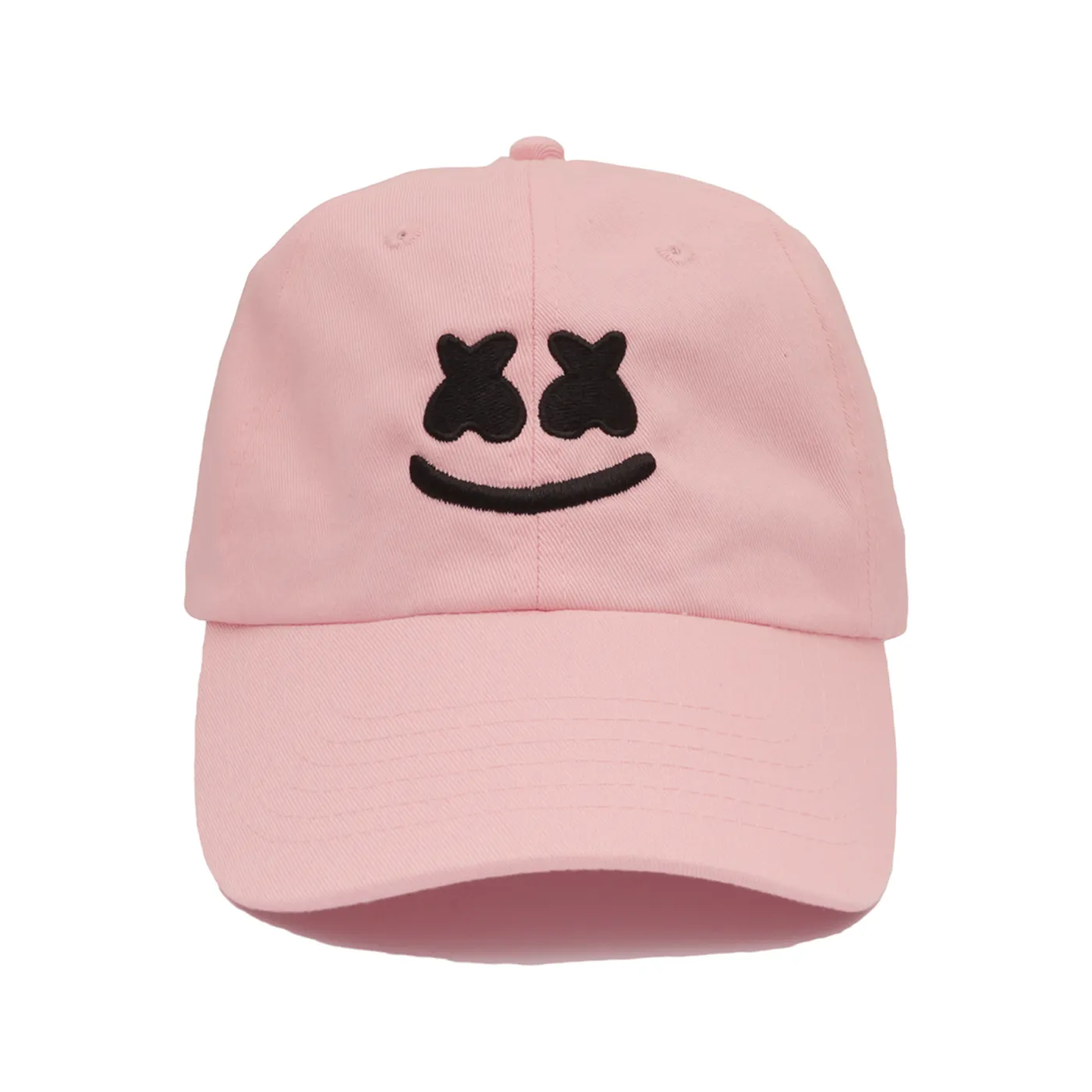 Marshmello Smile Dad Hat — Pink