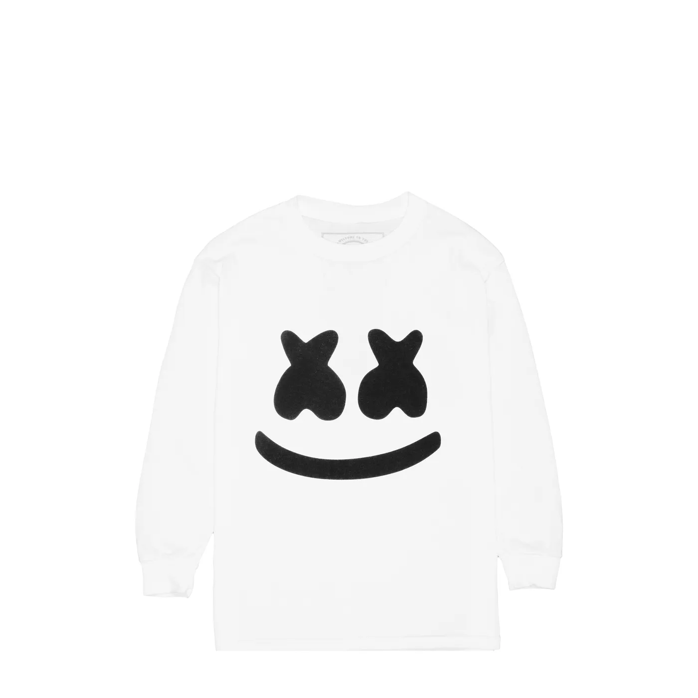 Marshmello Smile L/S Shirt (Youth) — White