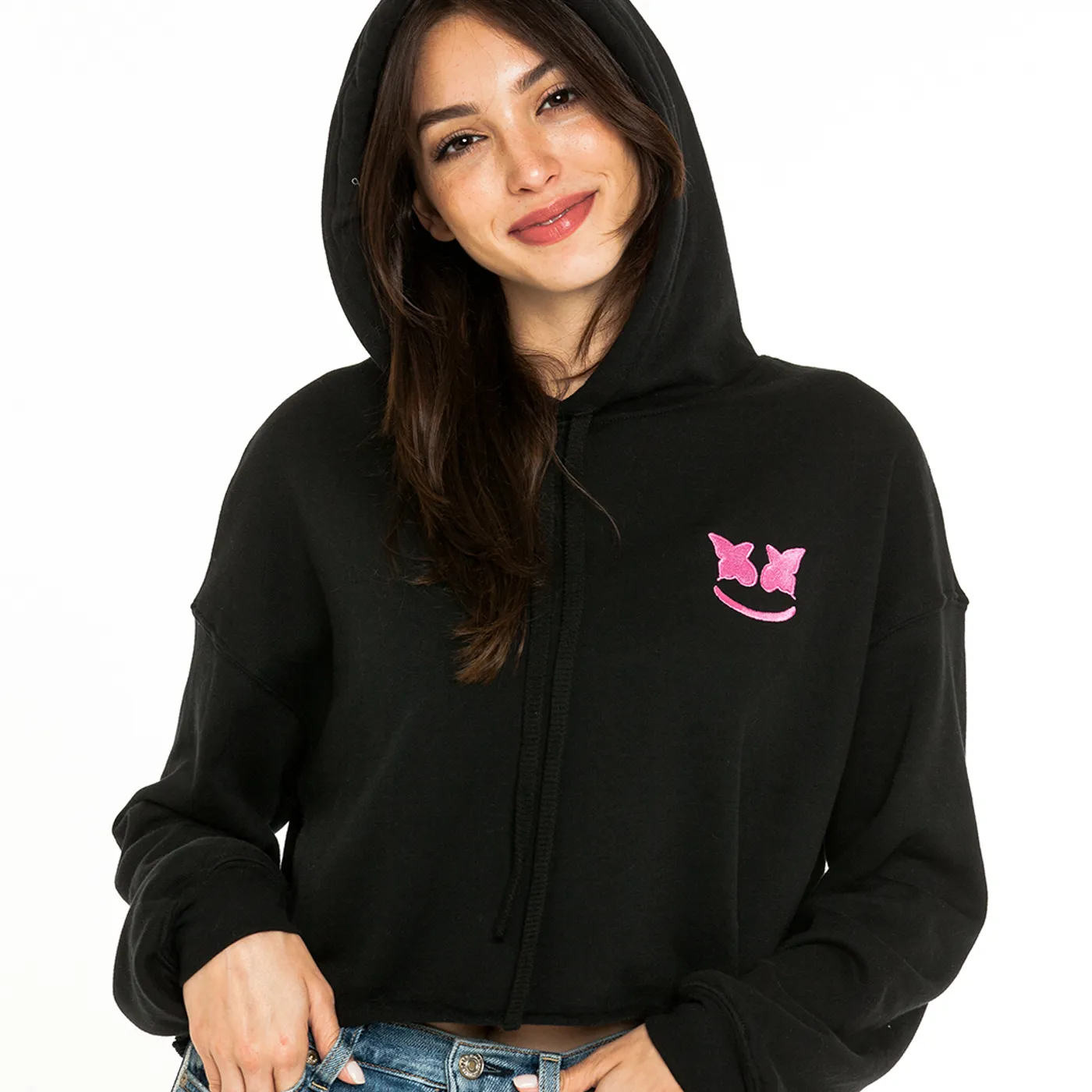 Marshmello Mellofly Crop Hoodie