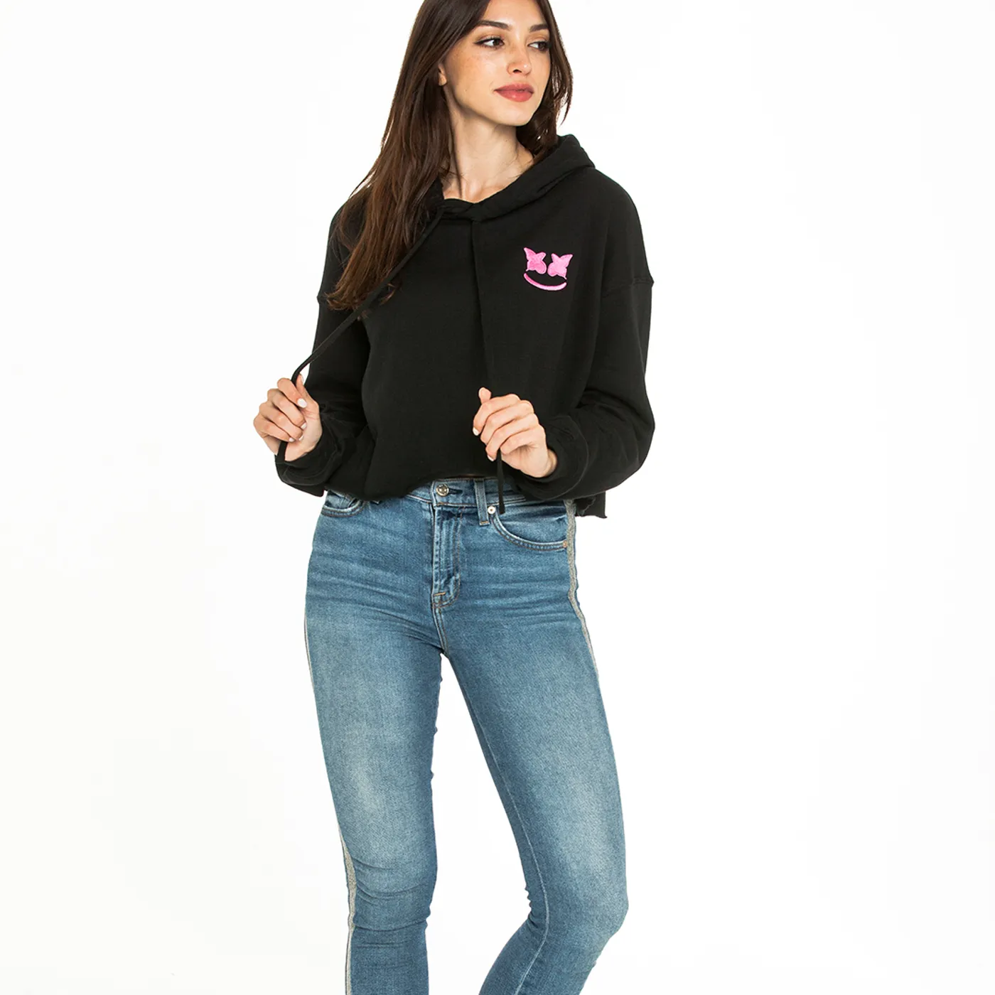 Marshmello Mellofly Crop Hoodie