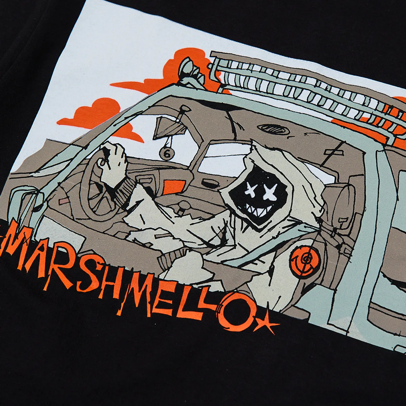 Marshmello Dirt Racer T-Shirt — Black