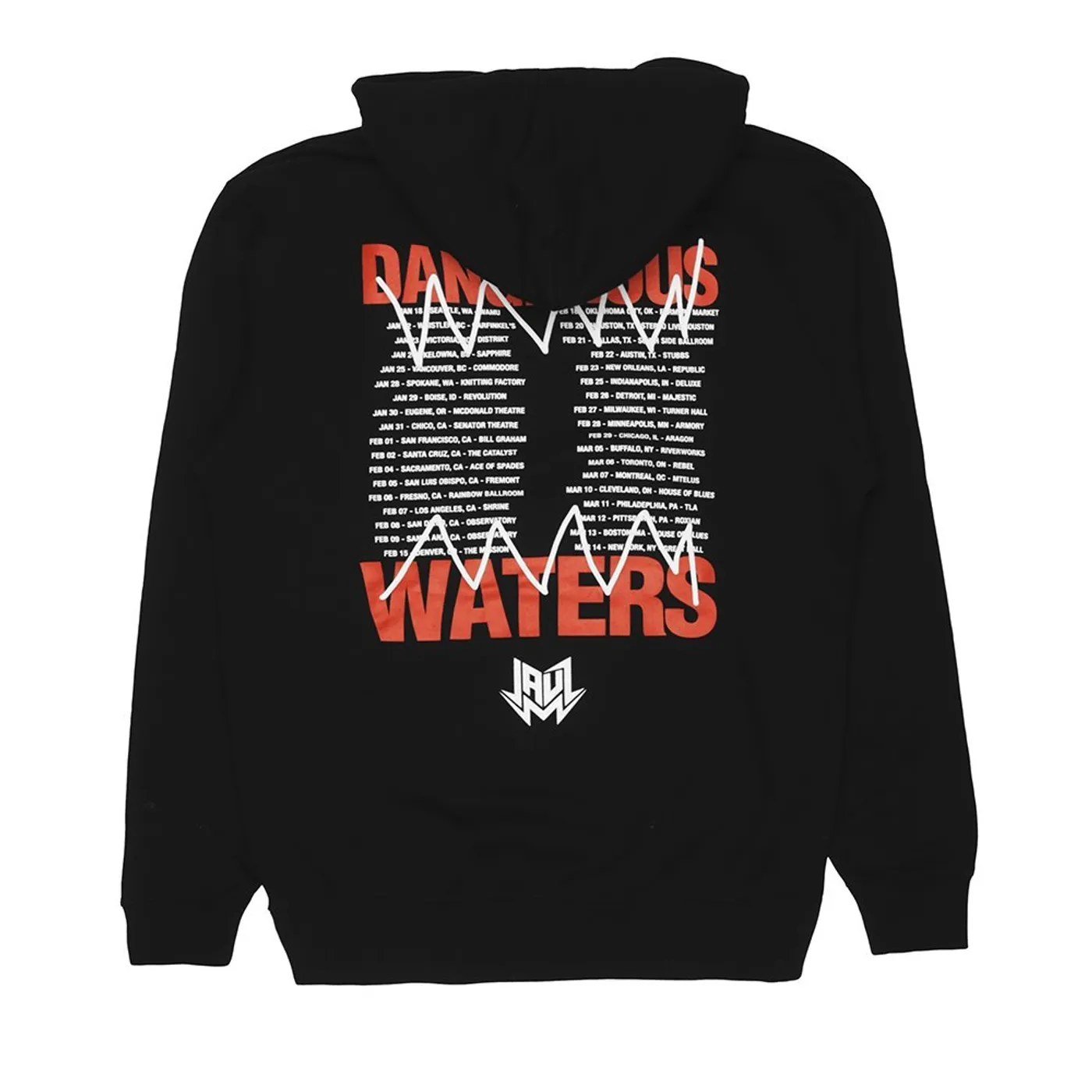 Jauz Dangerous Waters Tour Hoodie