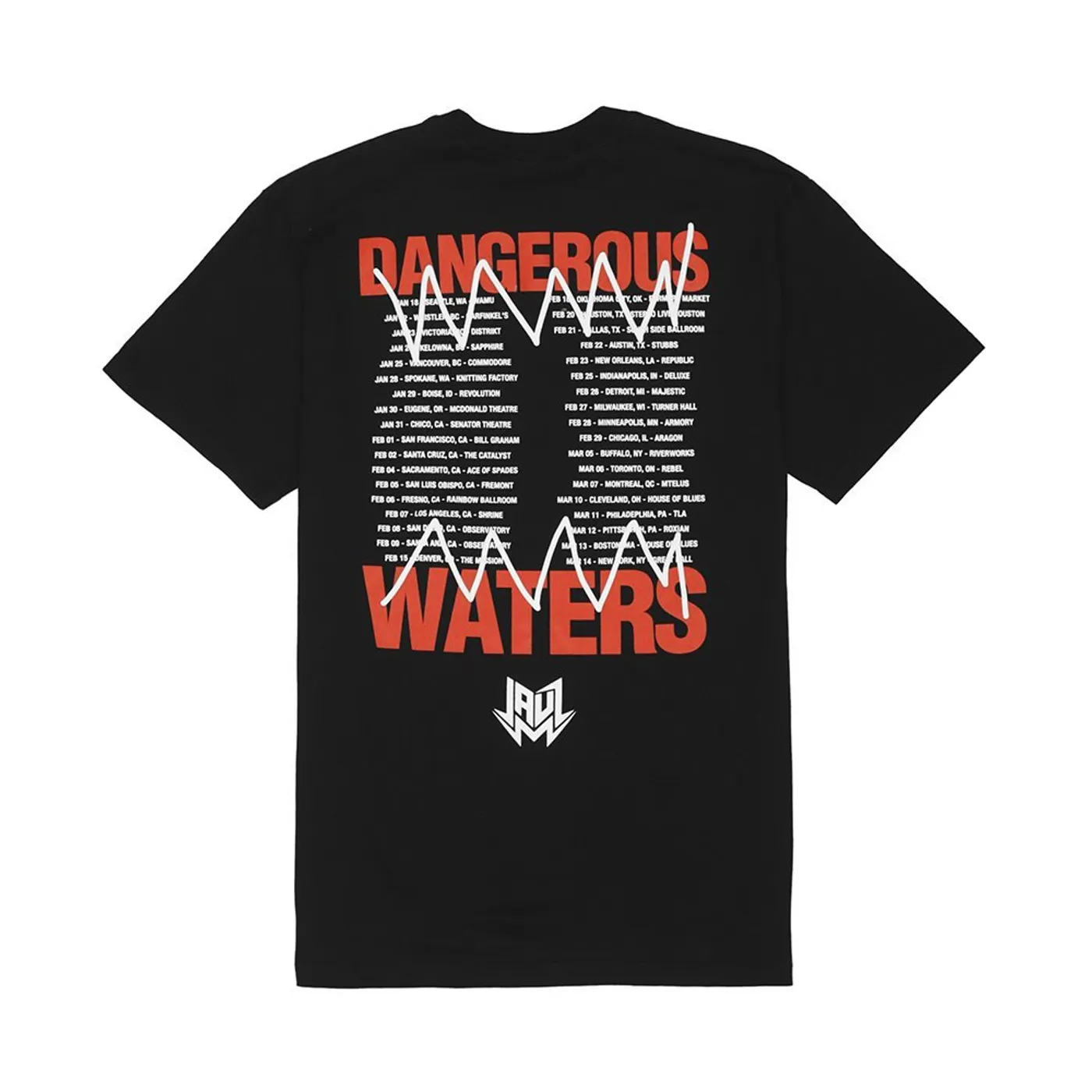 Jauz Dangerous Waters Tour T-Shirt