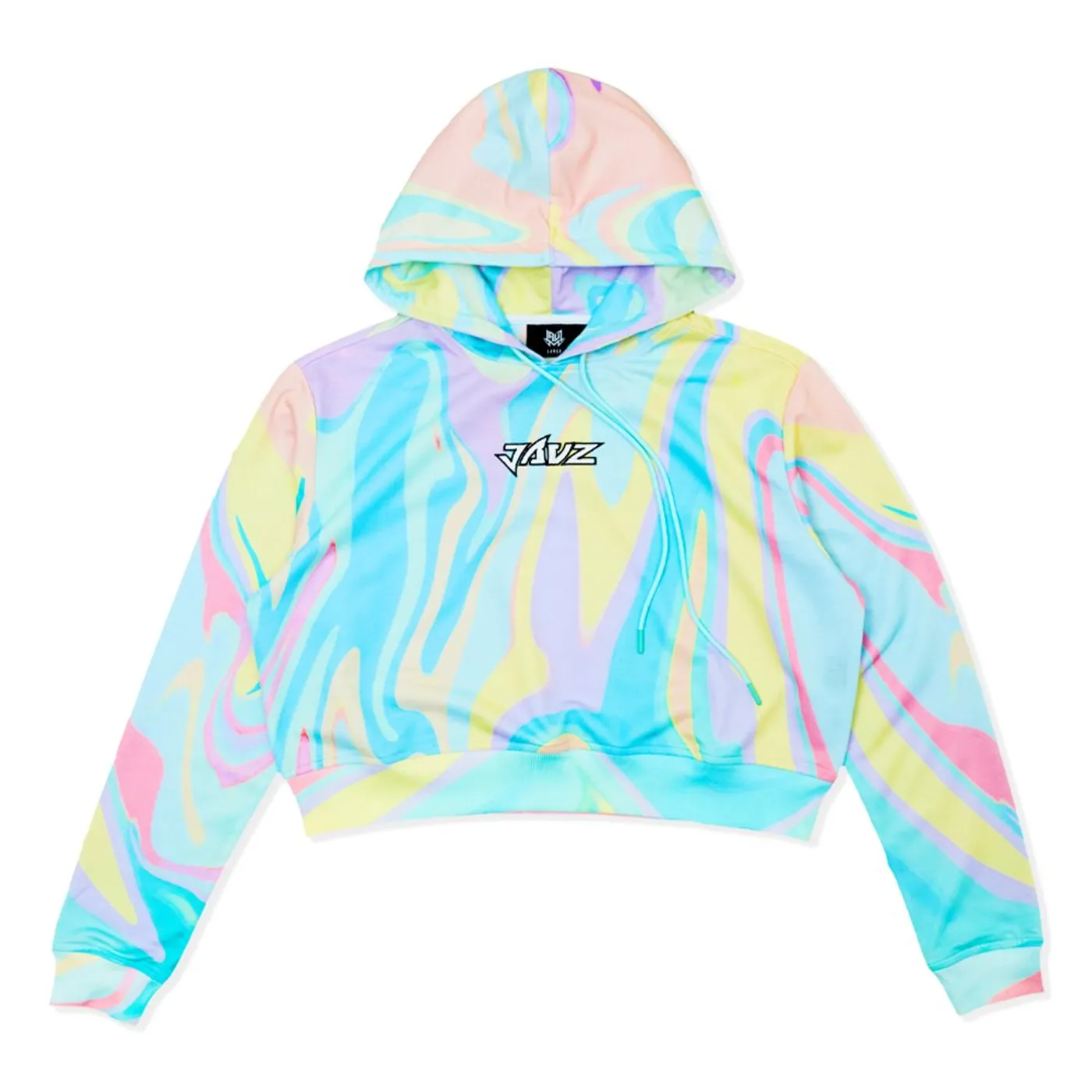 Jauz Swirl Crop Hoodie