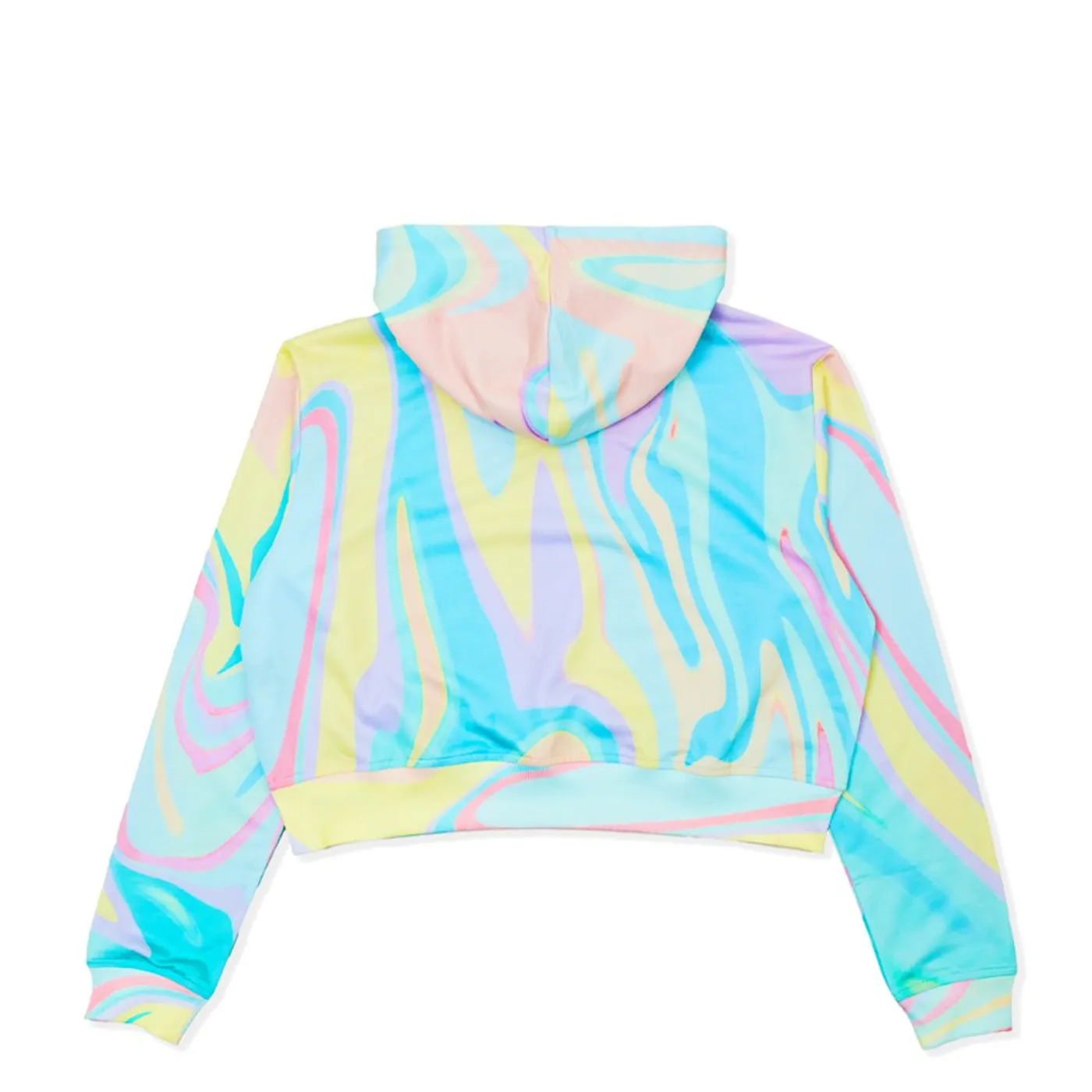 Jauz Swirl Crop Hoodie
