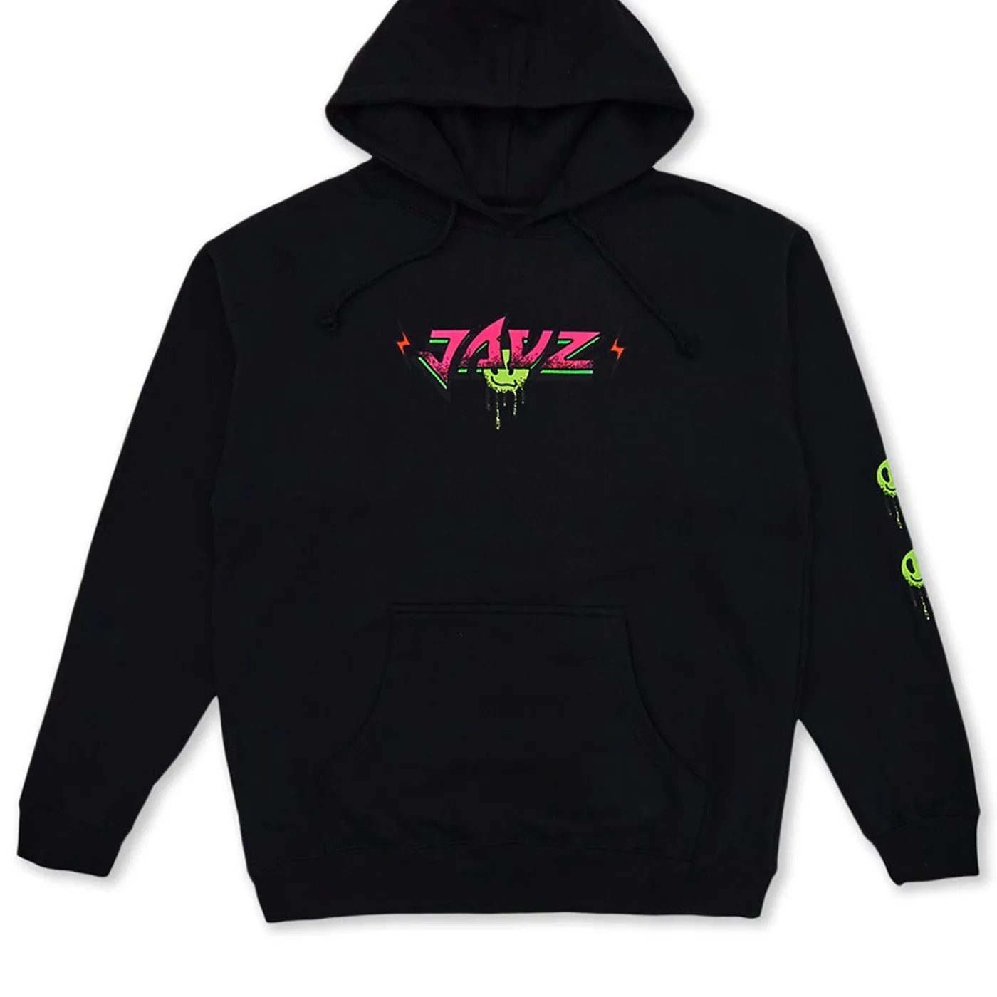 Jauz Neon Hoodie — Black