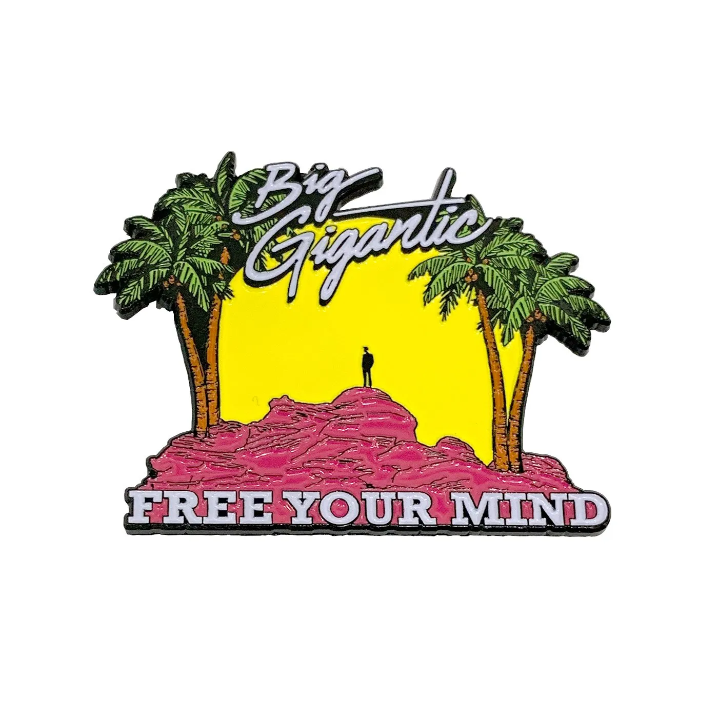 Big Gigantic Free Your Mind Pin