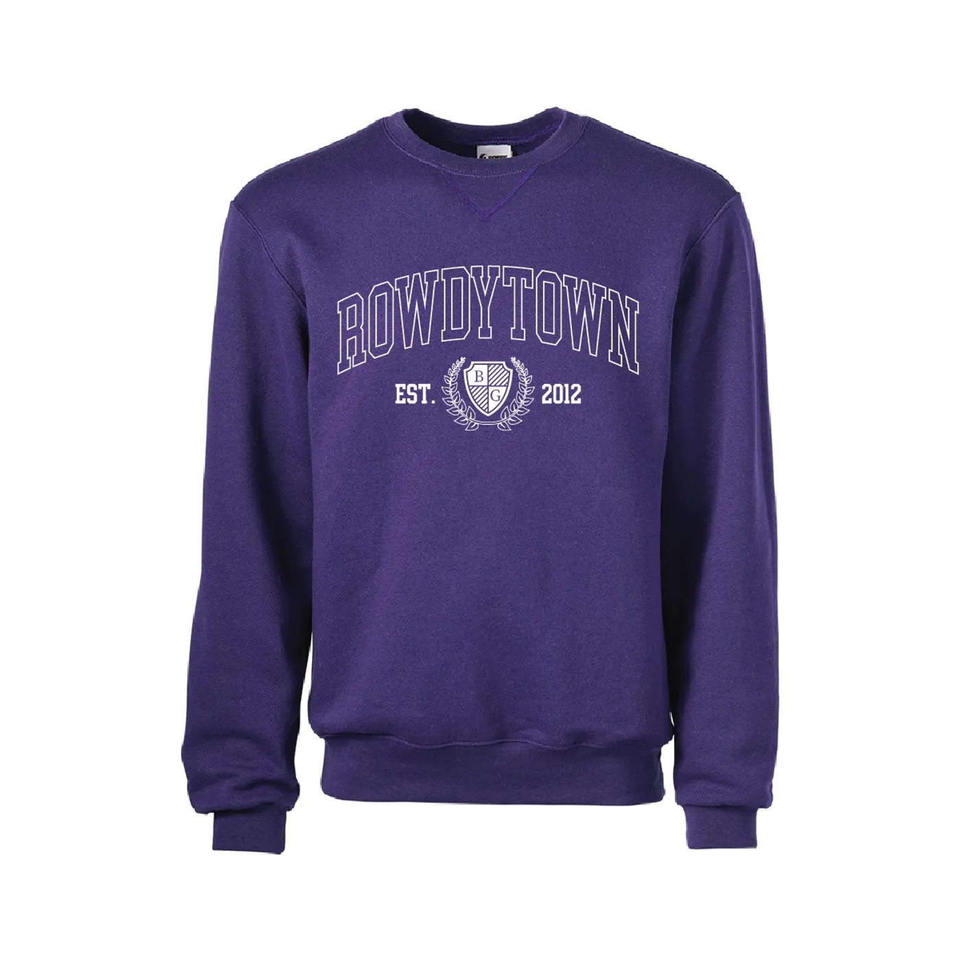 Big Gigantic Purple Rowdytown 2022 Crew Neck Sweatshirt