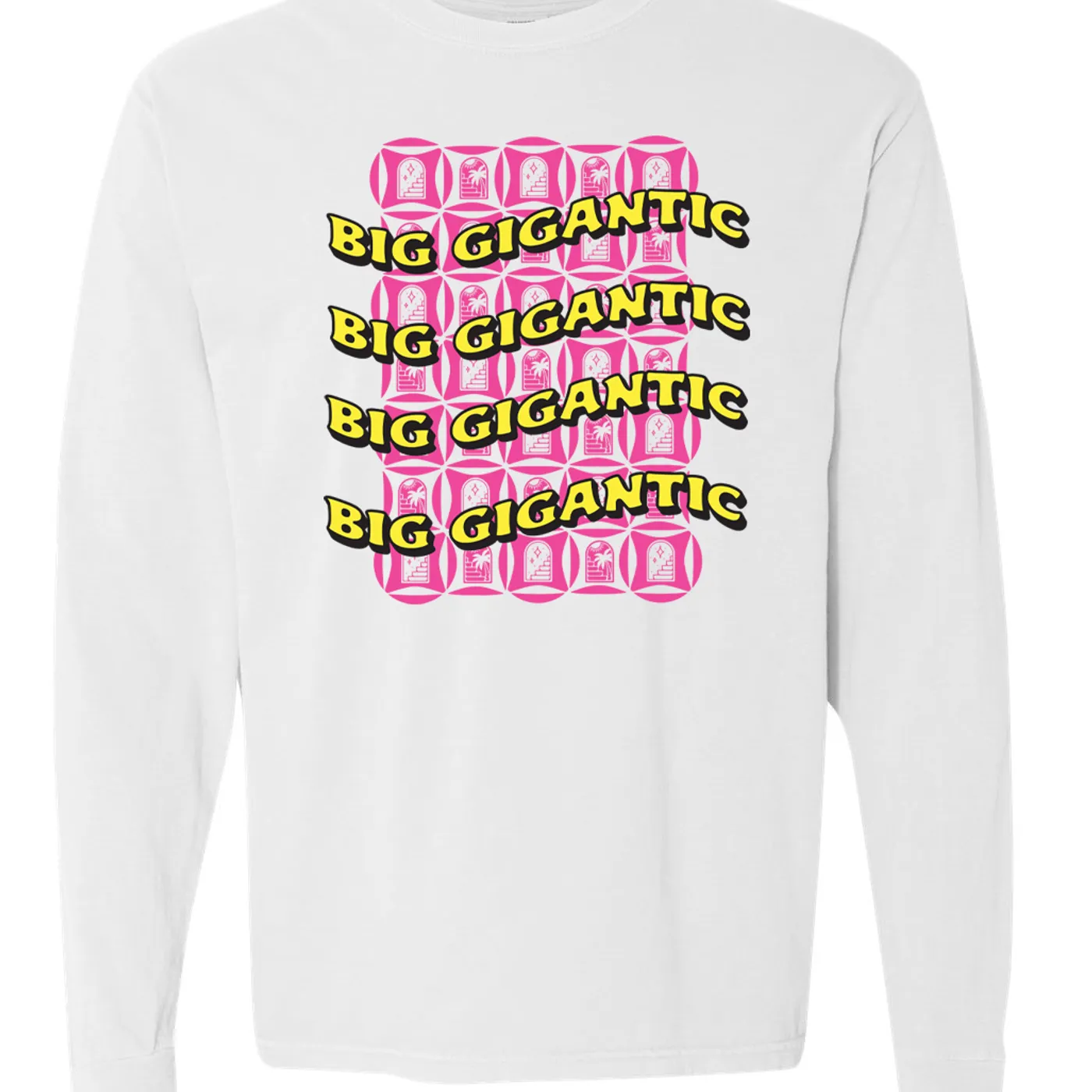 Big Gigantic White Long Sleeve