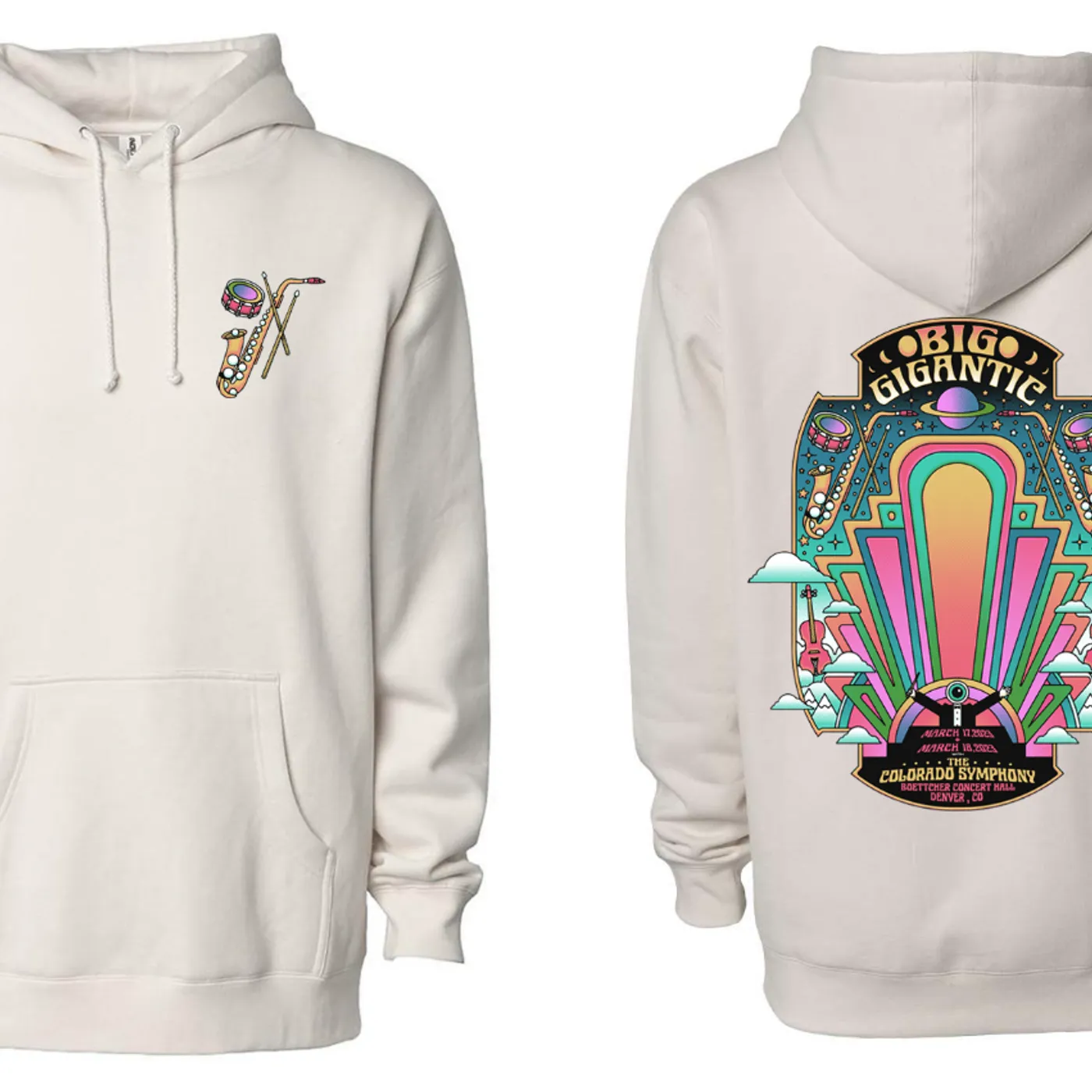 Big Gigantic x Colorado Symphony Cream Hoodie