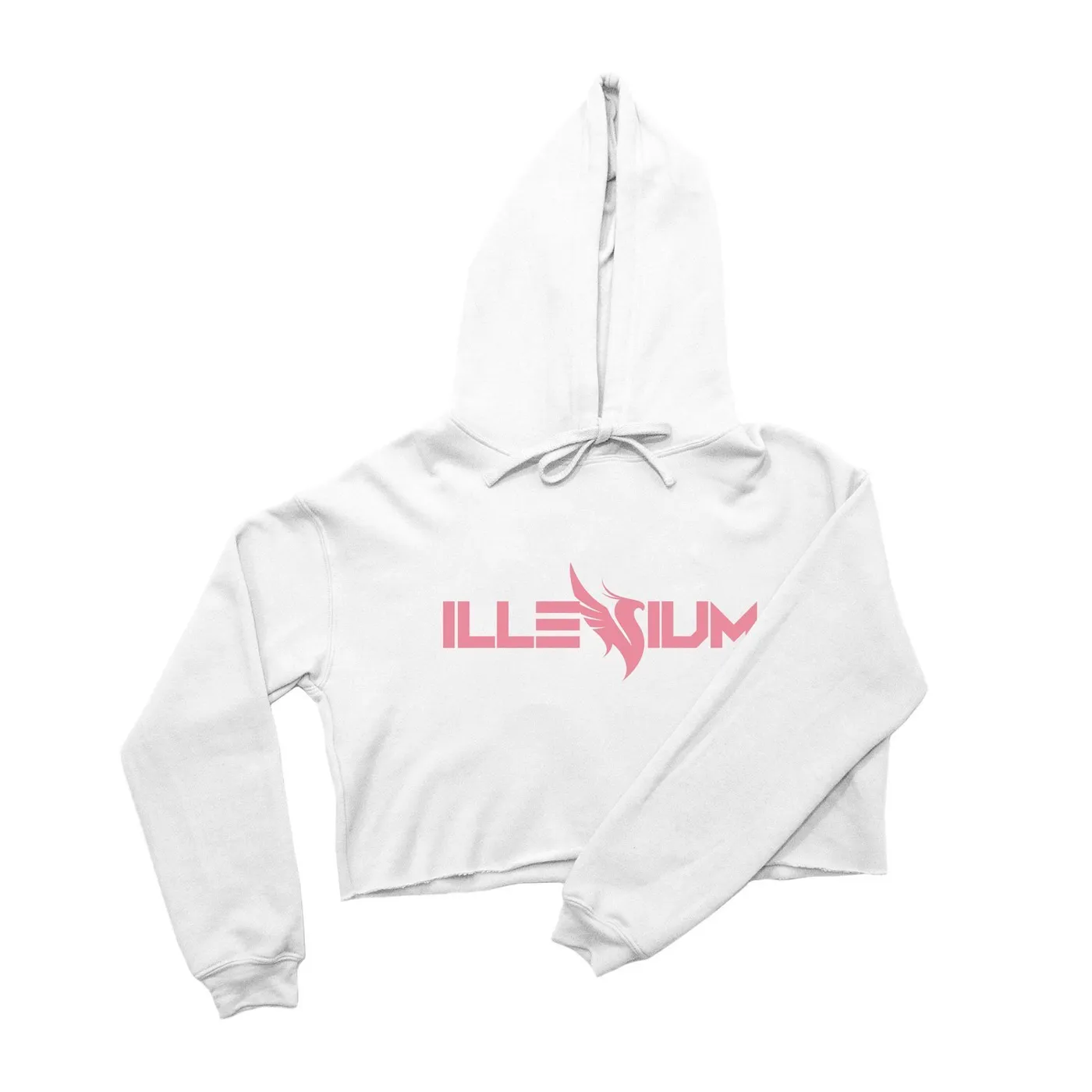 ILLENIUM White Crop Hoodie