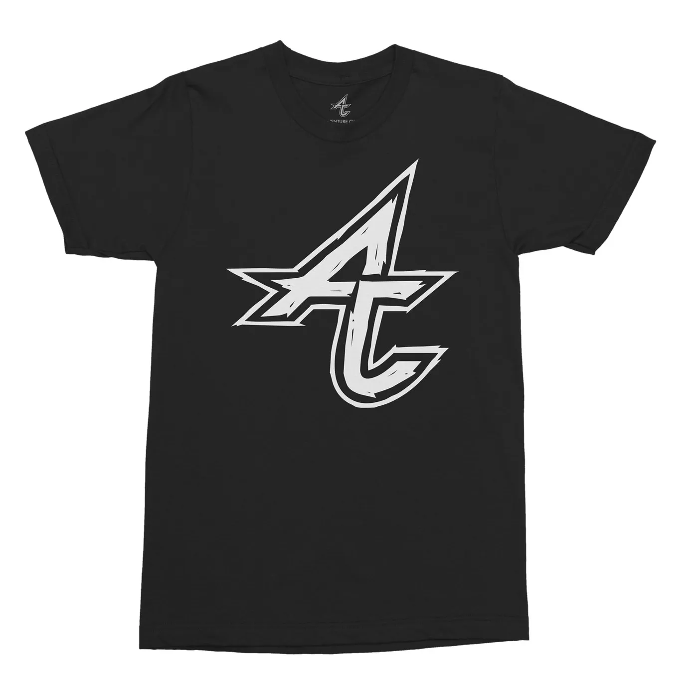 Adventure Club AC Large Logo Tee Black