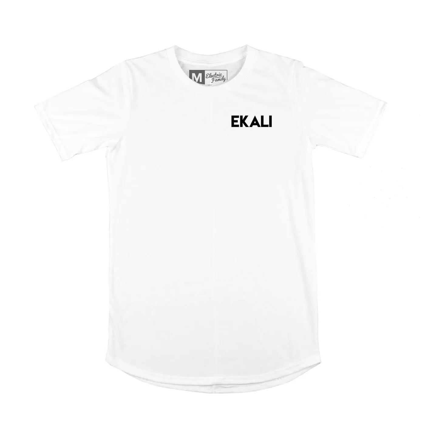 Ekali Logo Scoop Tee - White