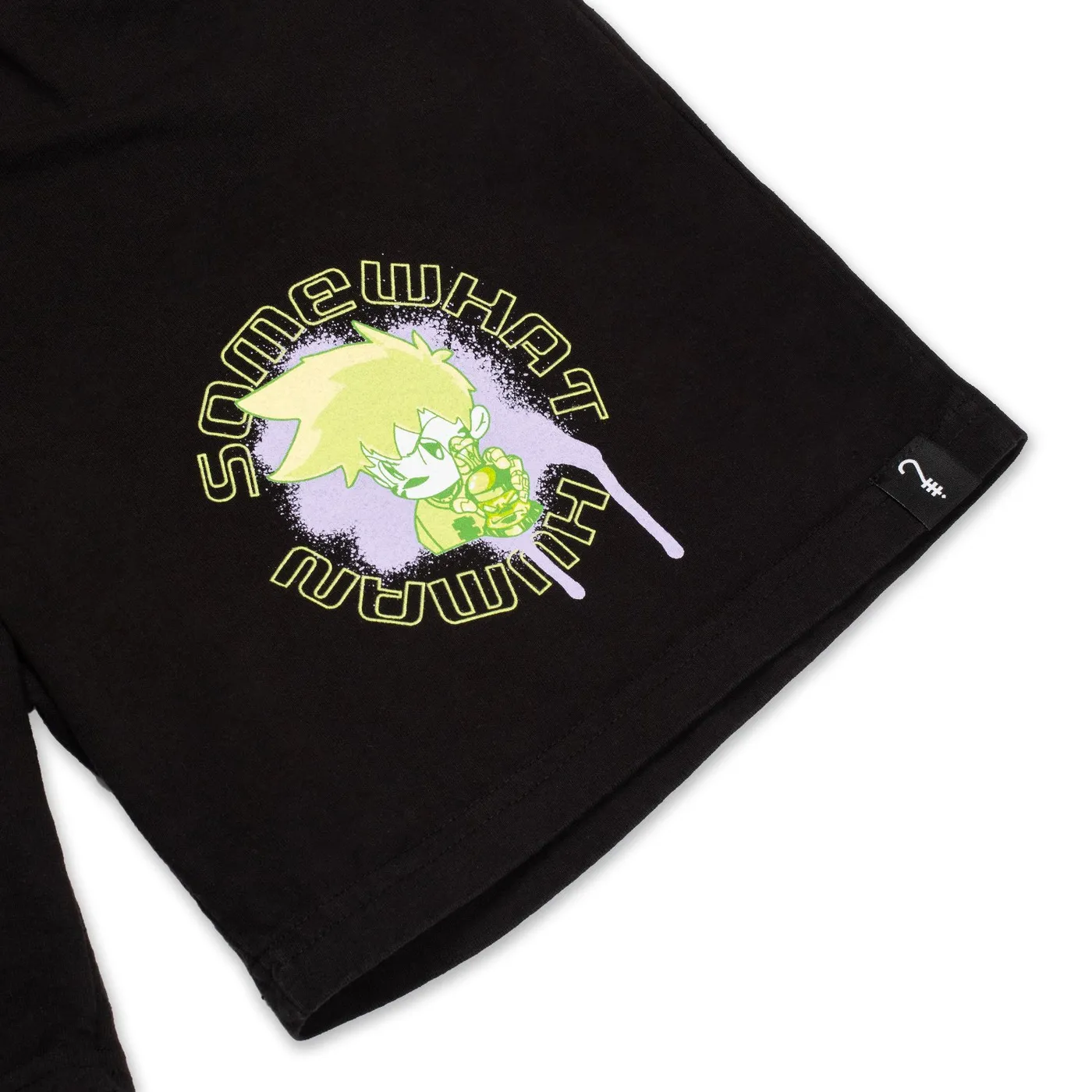 k?d Somewhat Human Spray Paint Shorts