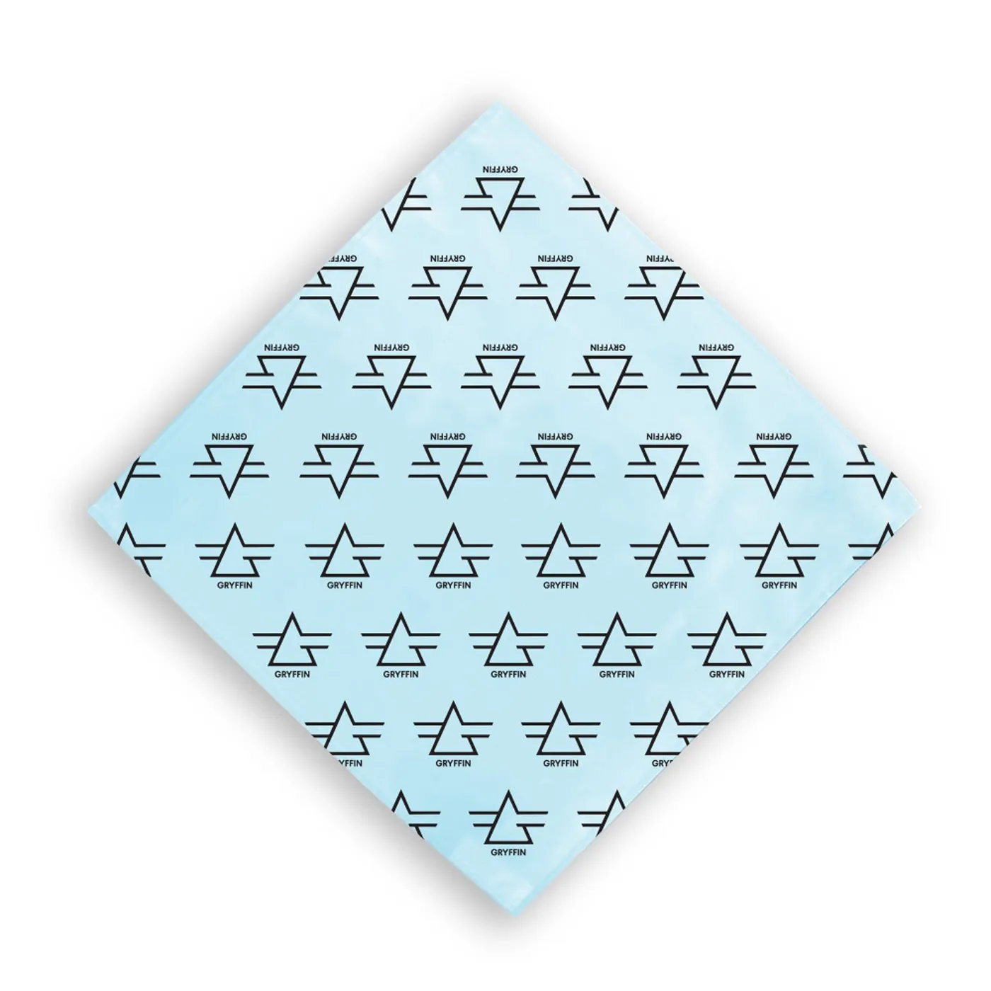 Bandana Blue Gryffin Logo