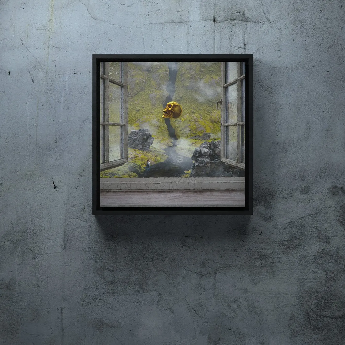 DROELOE Oath Artwork - Framed Canvas