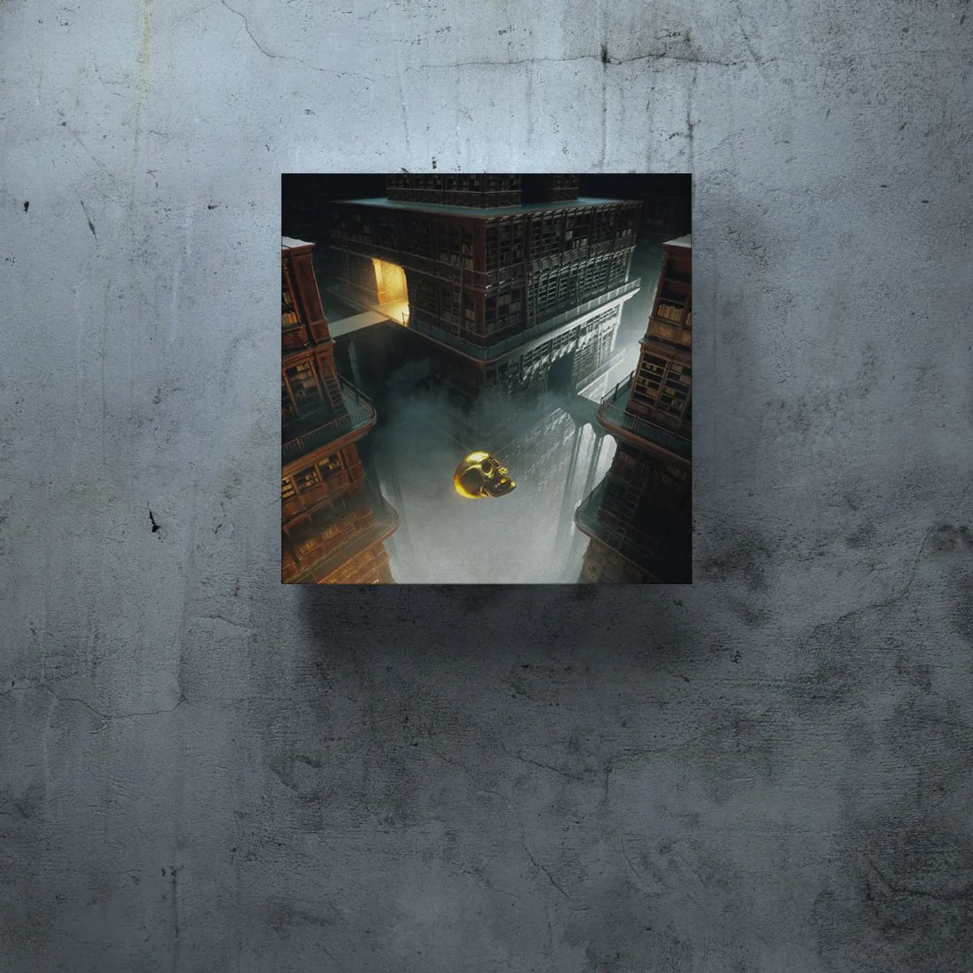 DROELOE Written Maze Artwork - Canvas Wrap