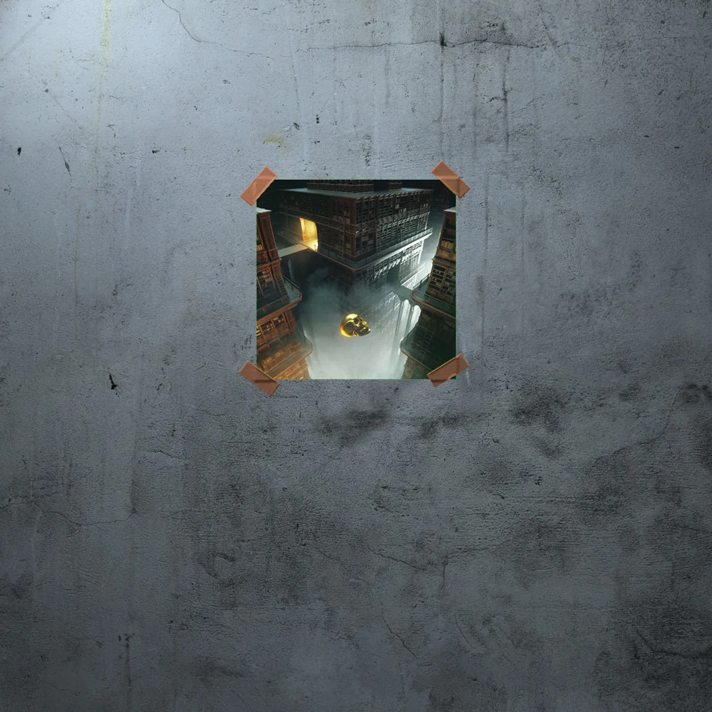 DROELOE Written Maze Artwork - Lustre Print