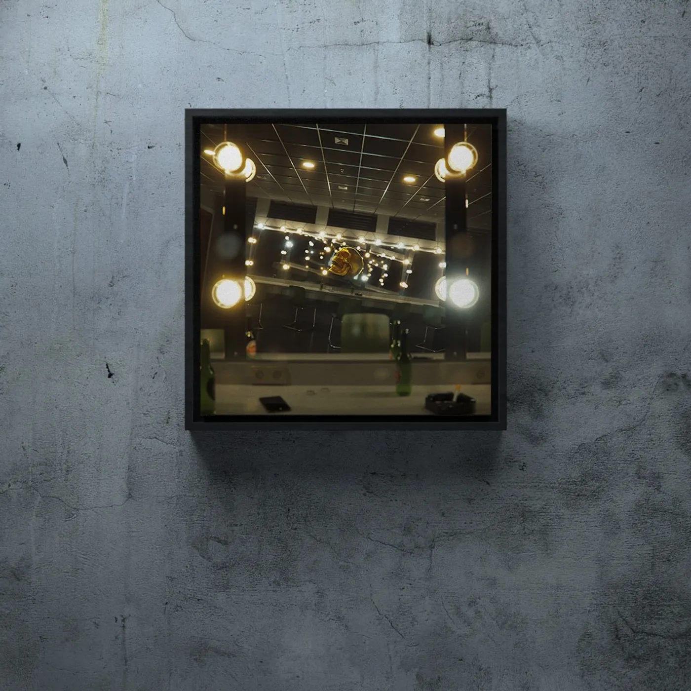 DROELOE Petrified Artwork - Framed Canvas