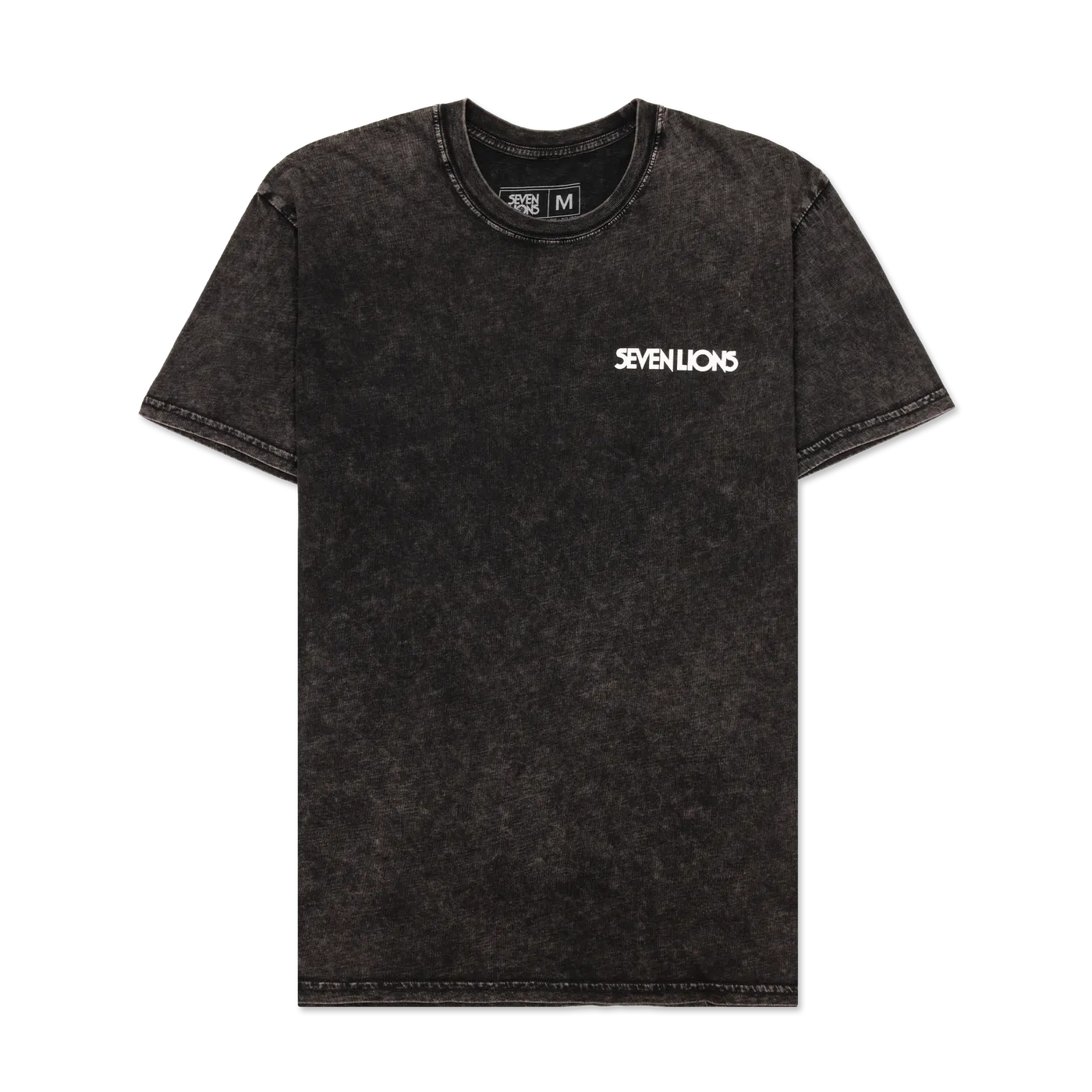 Seven Lions Black Stone Wash Staple Tee