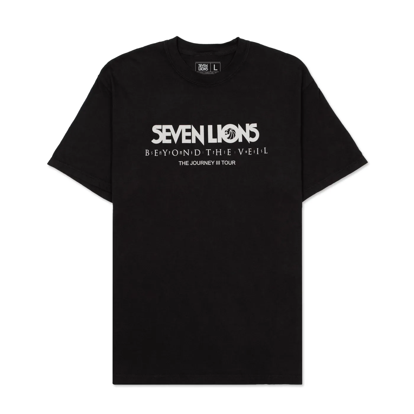 Seven Lions Journey III Black Tour Date Tee