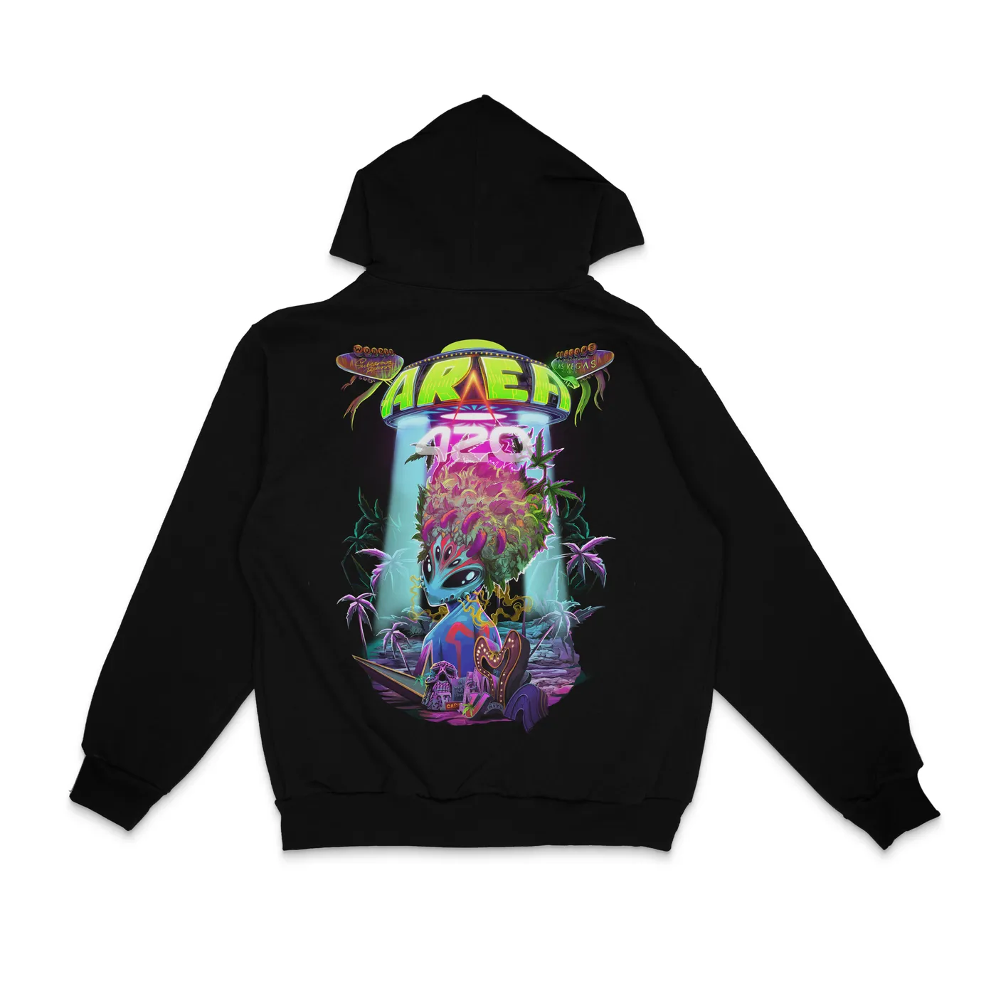 Ganja White Night Area15 Event Zip Hoodie