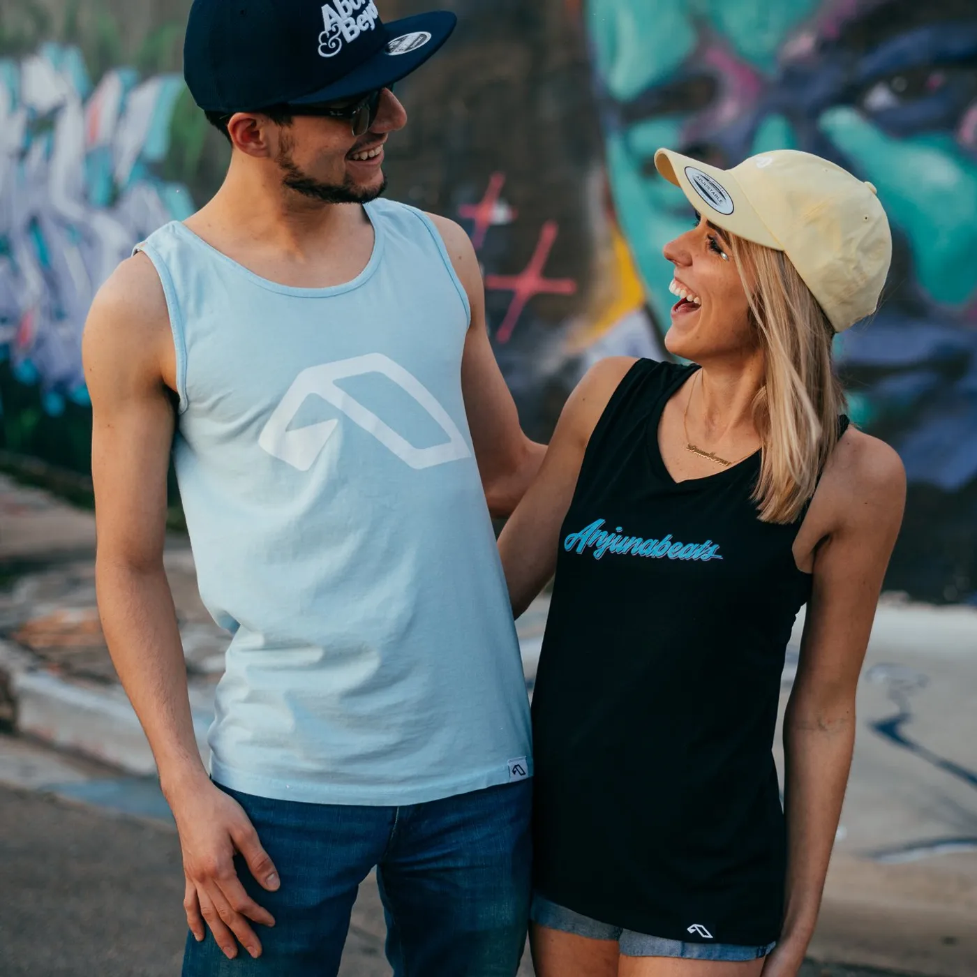 Anjunabeats Anjuna A Logo Tank / Light Blue