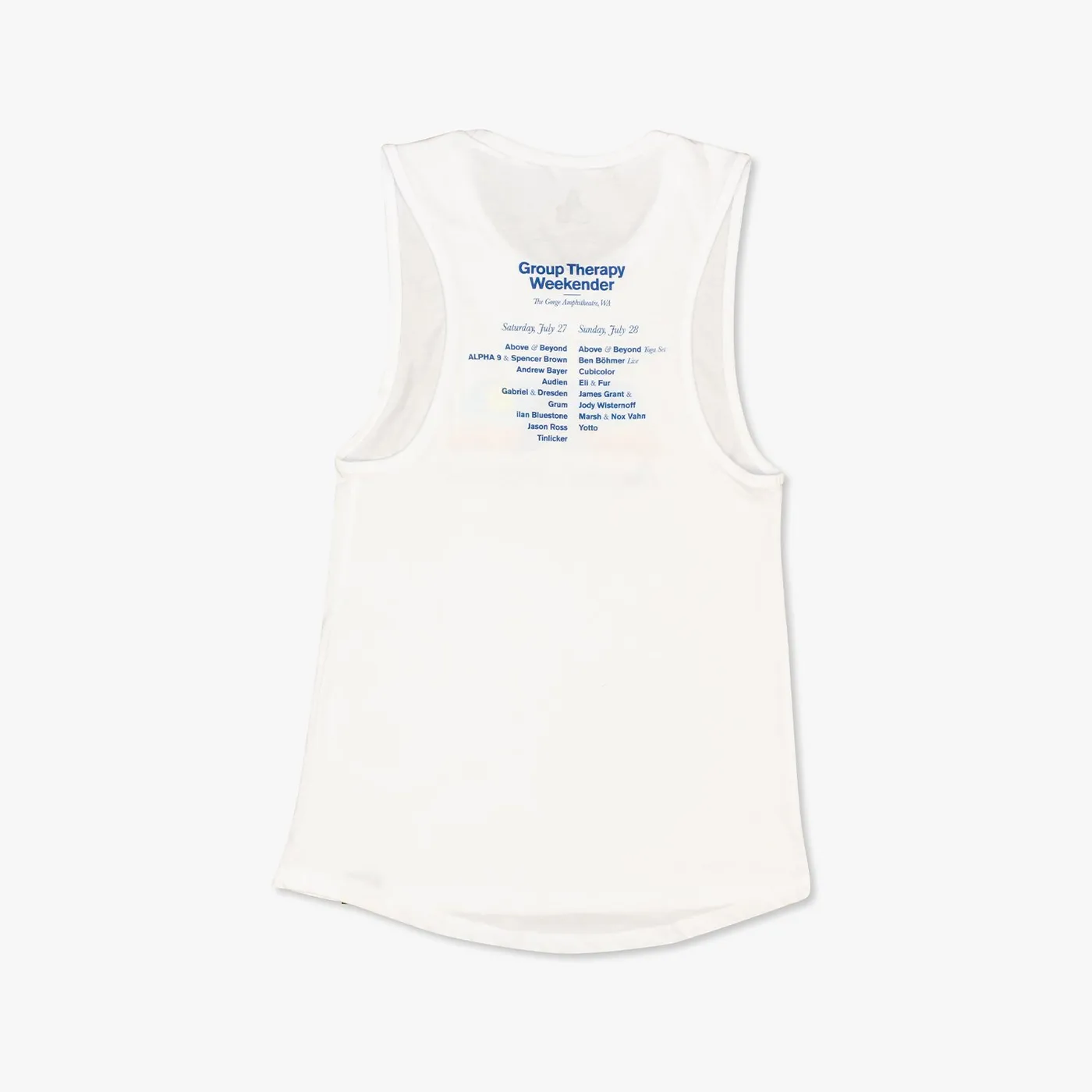 Above & Beyond GTW Women Lineup Tank / White