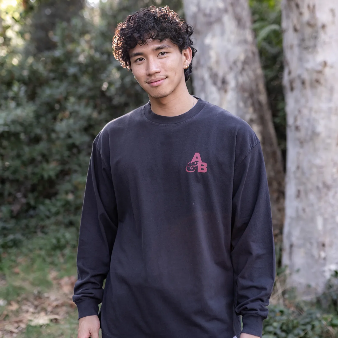 Above & Beyond Charcoal Long Sleeve Tee