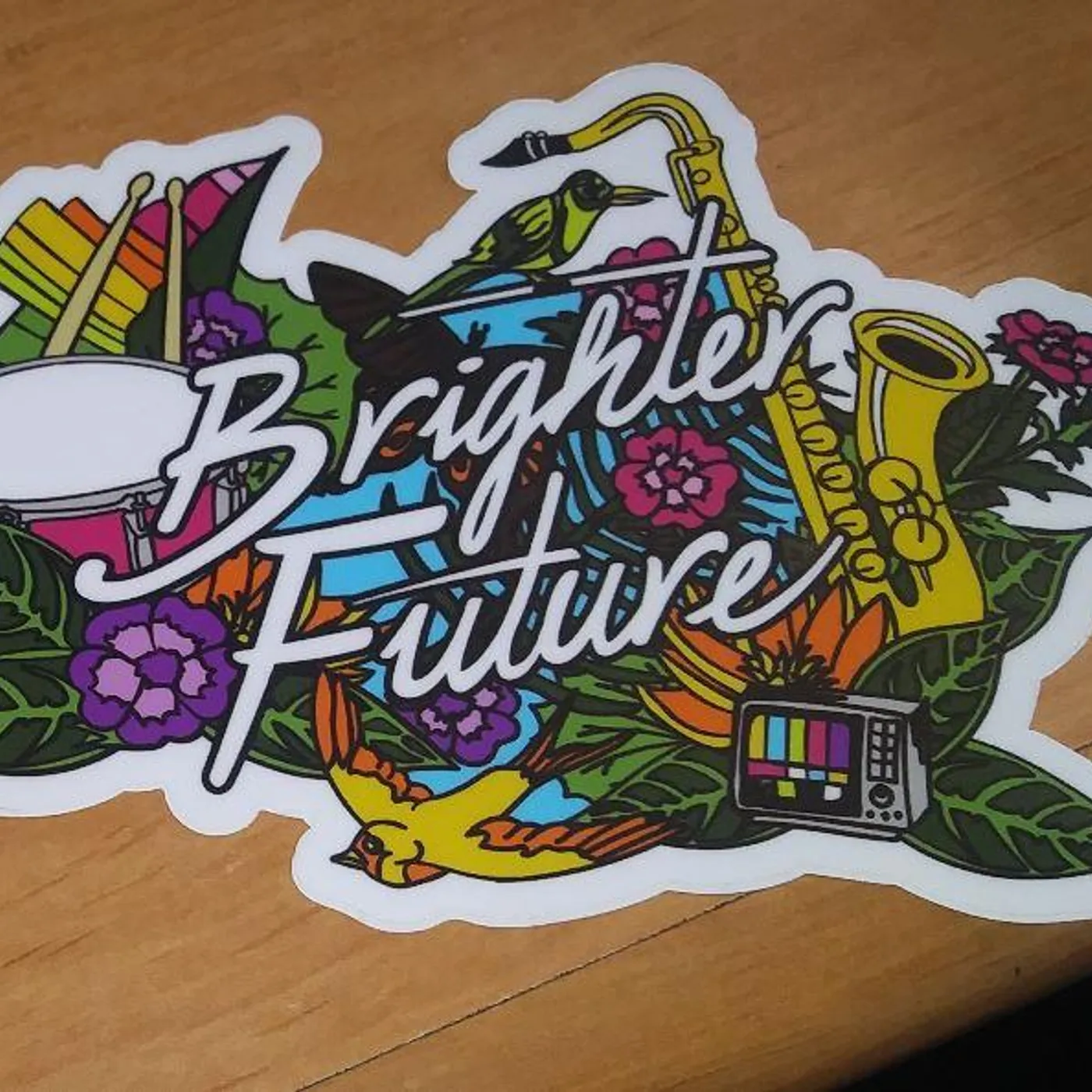 Big Gigantic BRIGHTER FUTURE STICKER